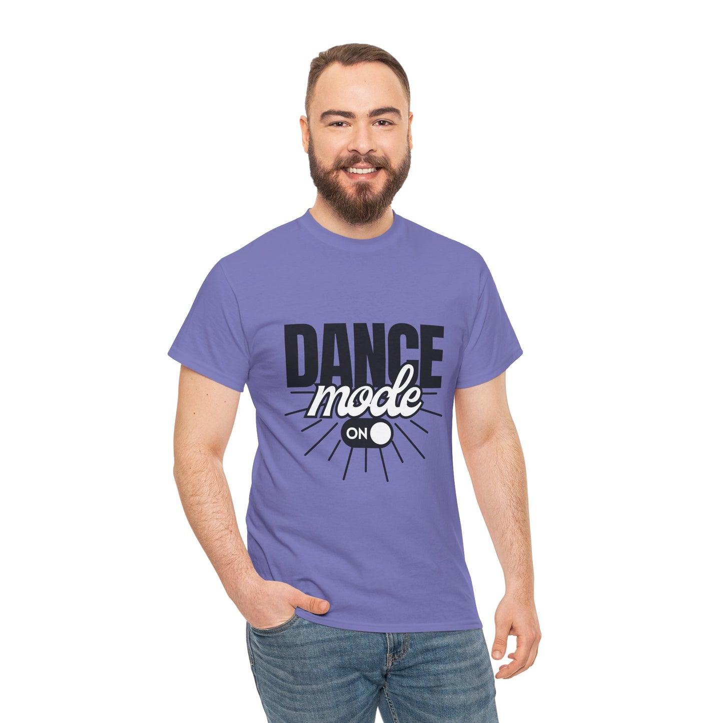 Dance Mode: On Unisex Heavy Cotton T-Shirt – Dance-Inspired Graphic Tee for Adults & Kids