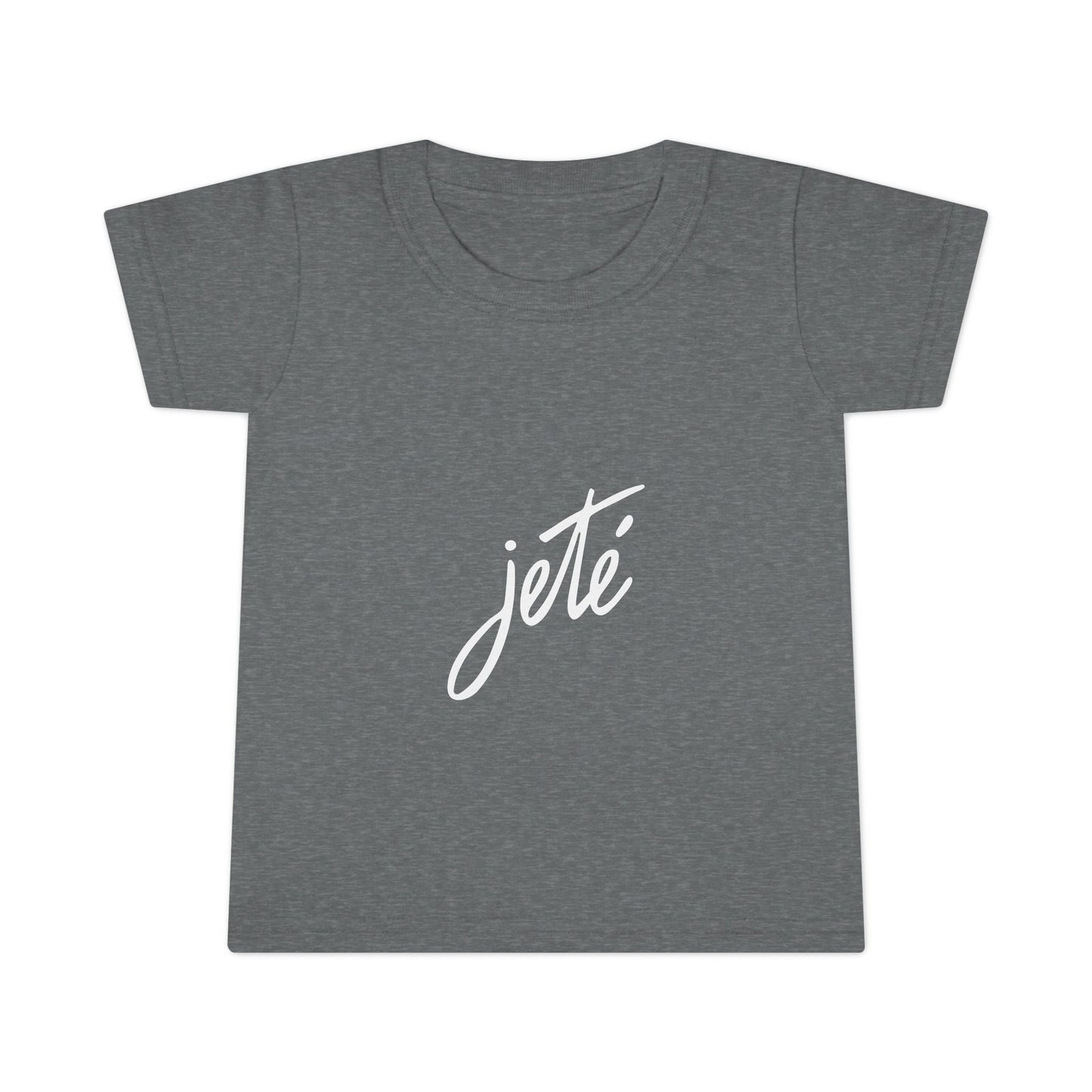 “Jeté” Official Logo | Ballet & Dance T-Shirt for Toddlers & Young Dance Enthusiasts - Toddler Short Sleeve Tee