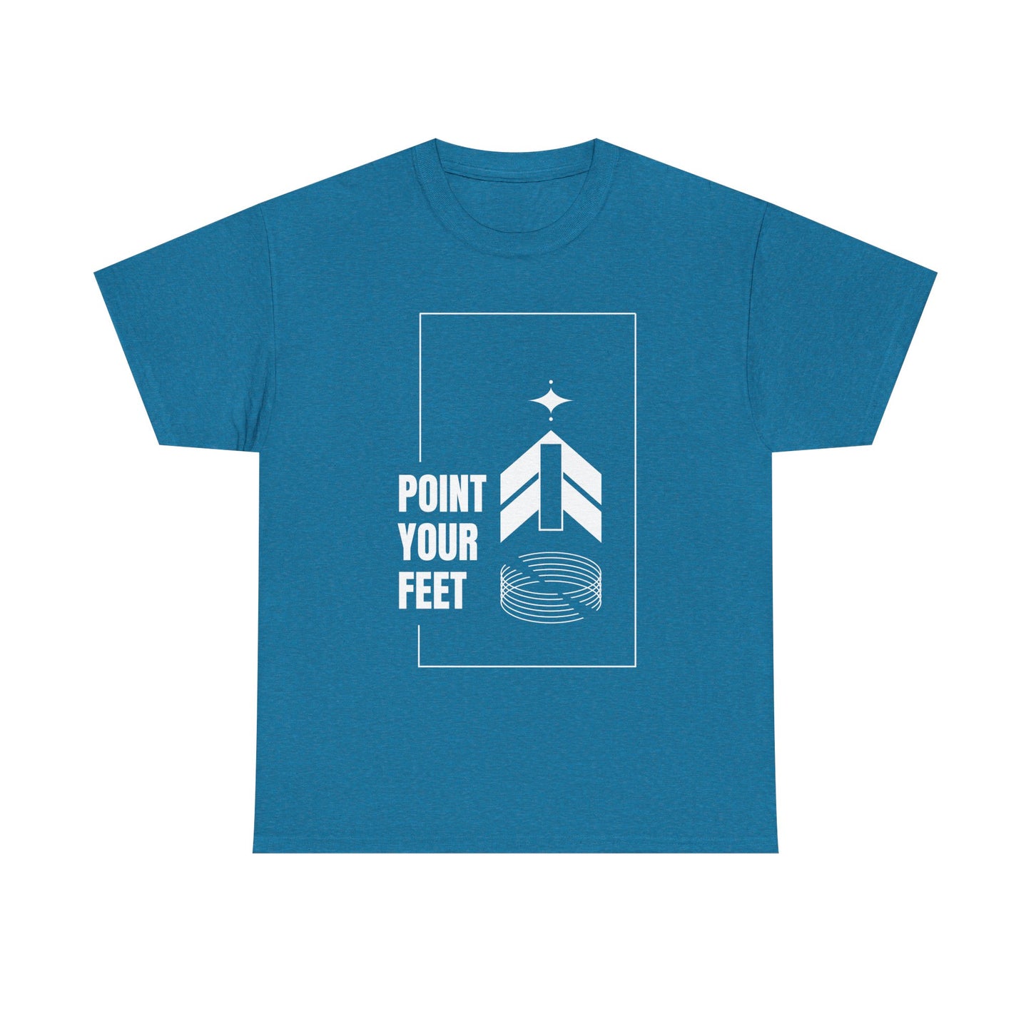 "Point Your Feet" Streetwear Dance Tee – Unisex Heavy Cotton Ballet-Inspired T-Shirt for Dancers