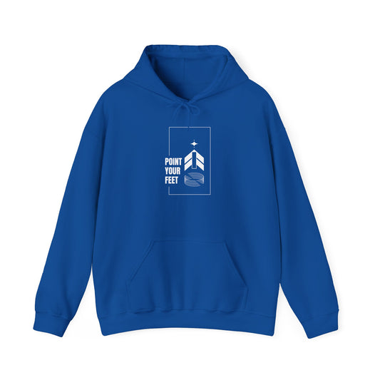 "Point Your Feet" Streetwear Dance Hoodie – Unisex Heavy Blend™ Hooded Sweatshirt for Dancers & Ballet Lovers