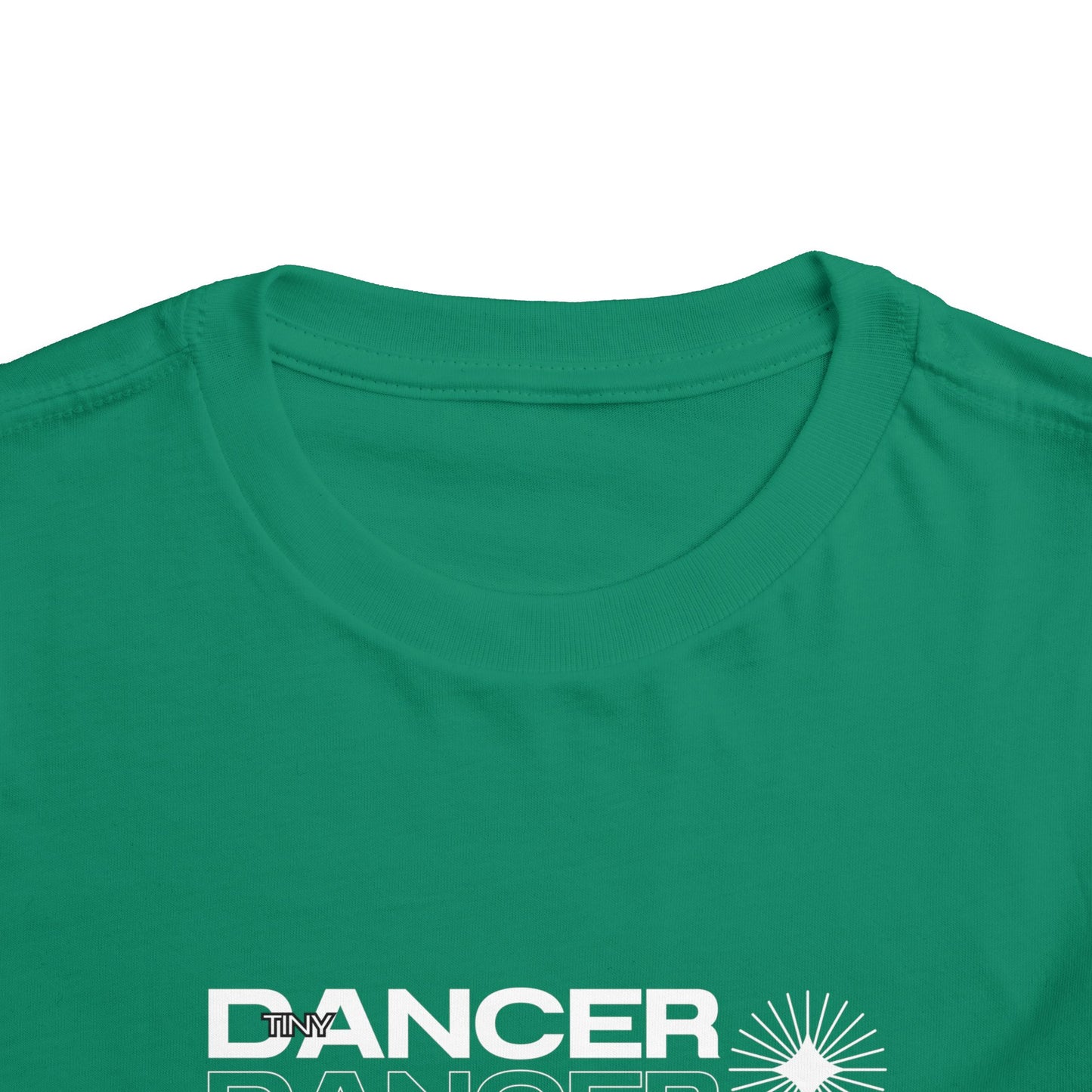 “Tiny Dancer" Toddler Short Sleeve T-Shirt – Streetwear-Inspired Ballet Class Graphic Tee for Kids