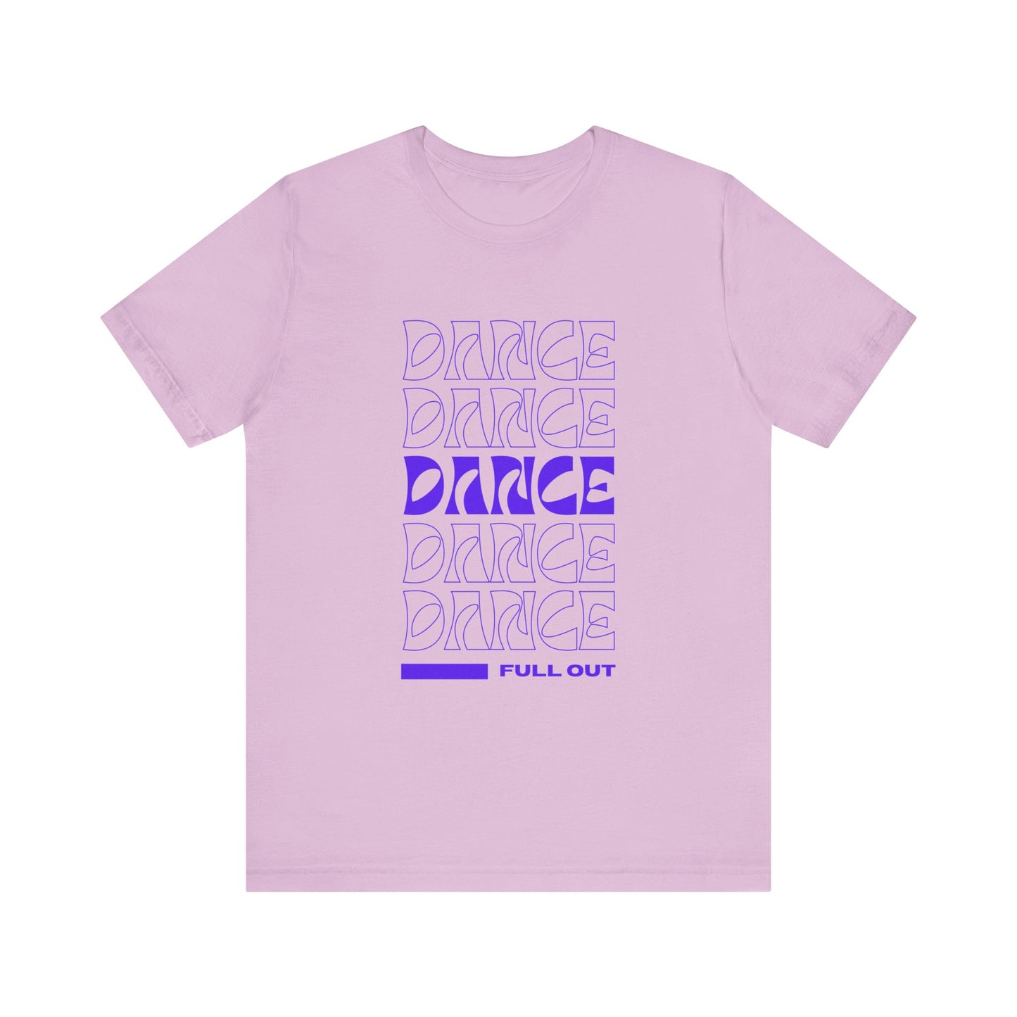 “Dancer - Full Out” T-Shirt – Bold Text Dance Motivation Unisex Garment-Dyed Tee