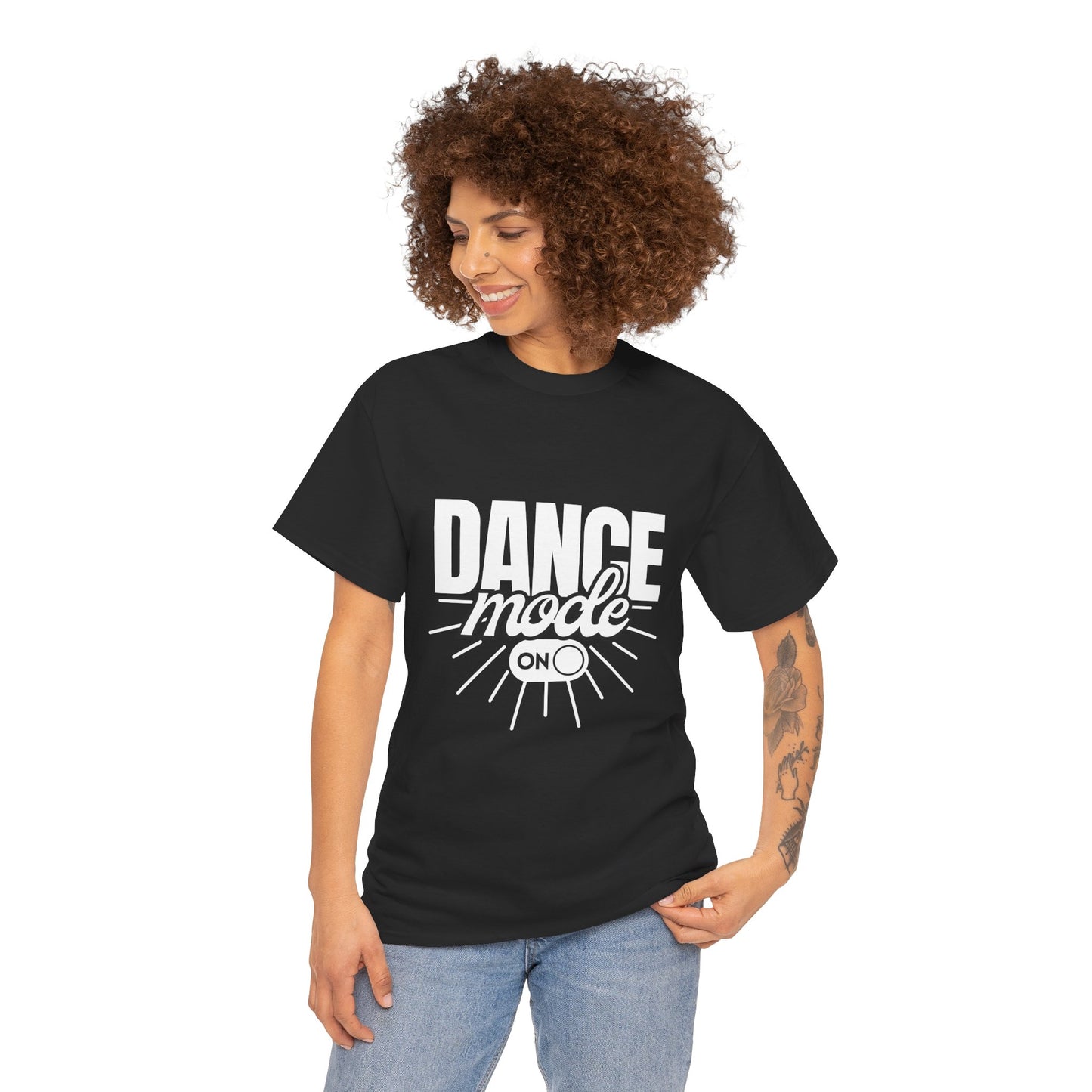 Dance Mode: On Unisex Heavy Cotton T-Shirt – Dance-Inspired Graphic Tee for Adults & Kids