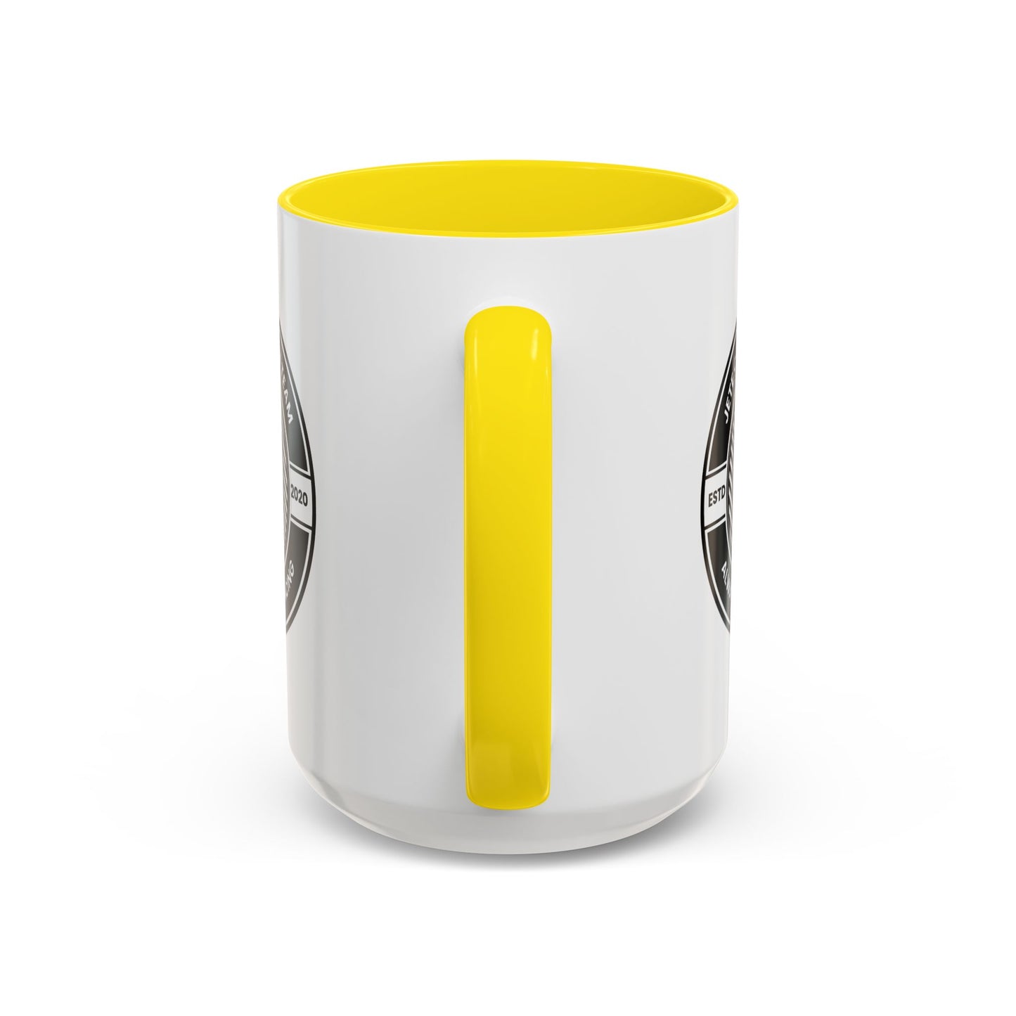 "Jeté Competition Team – Always Keep Dancing" Accent Coffee Mug – Collegiate Style Ceramic Mug for Dancers and Studio Teams