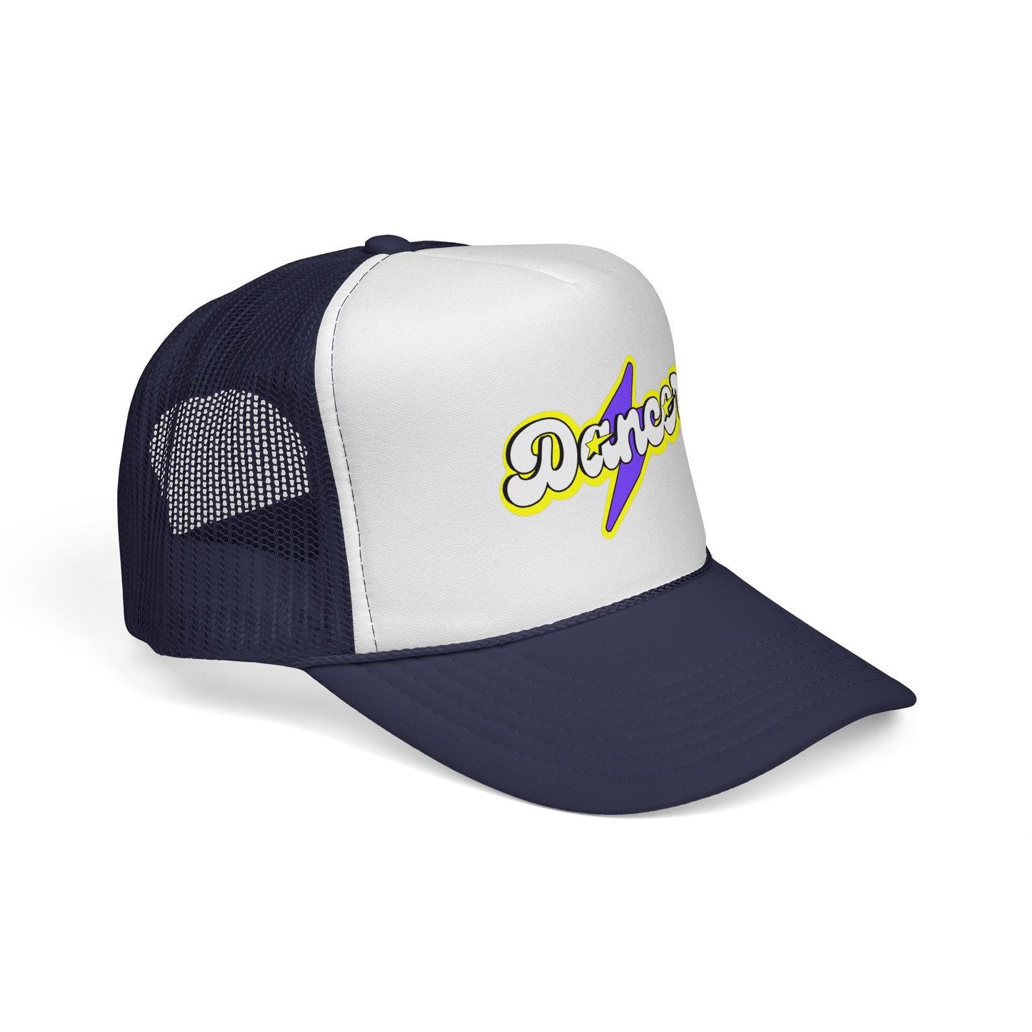 "Dancer" Superhero Graphic Trucker Hat – Bold Unisex Dance Hat with Comic Book Style for Dance Lovers