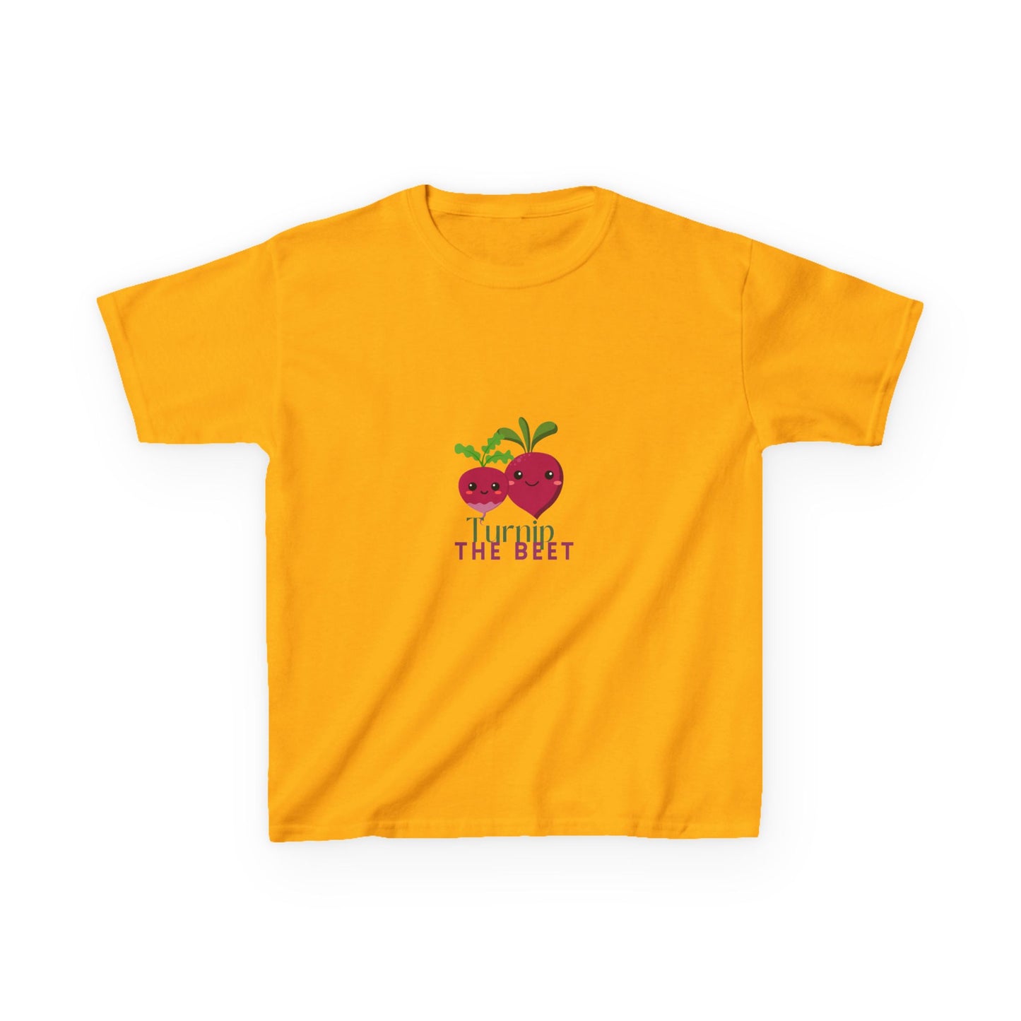 "Turnip the Beet" Youth Short Sleeve Tee – Cute Veggie Graphic Dance Pun Shirt for Kids