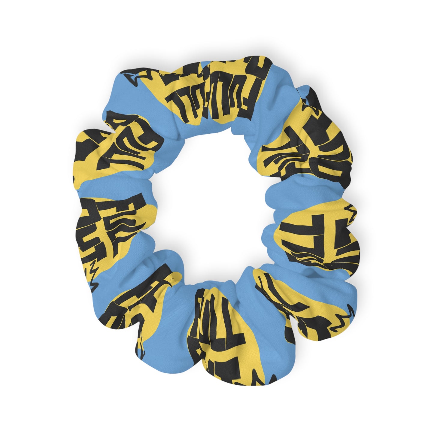 “Full Out” Scrunchie – Bold Streetwear-Inspired Dance Hair Accessory for Performers and Hip-Hop Dancers