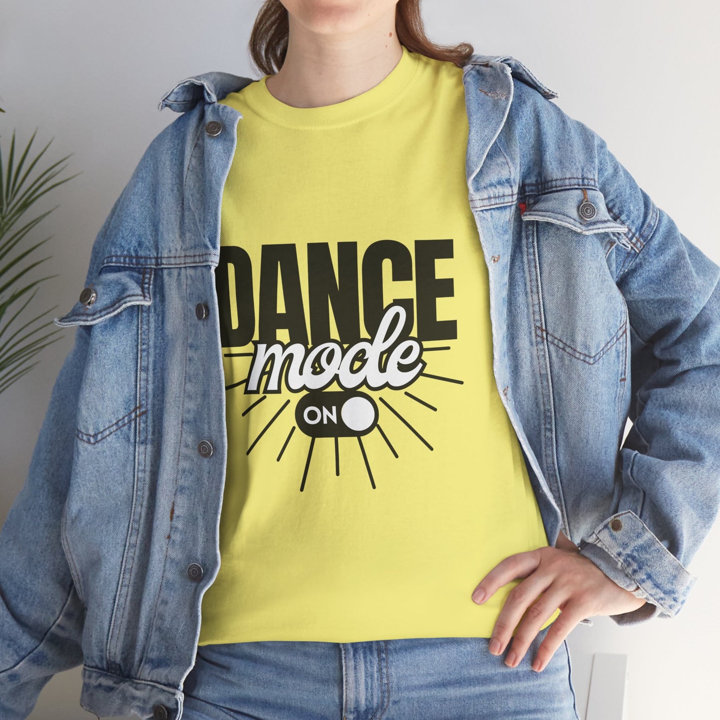 Dance Mode: On Unisex Heavy Cotton T-Shirt – Dance-Inspired Graphic Tee for Adults & Kids