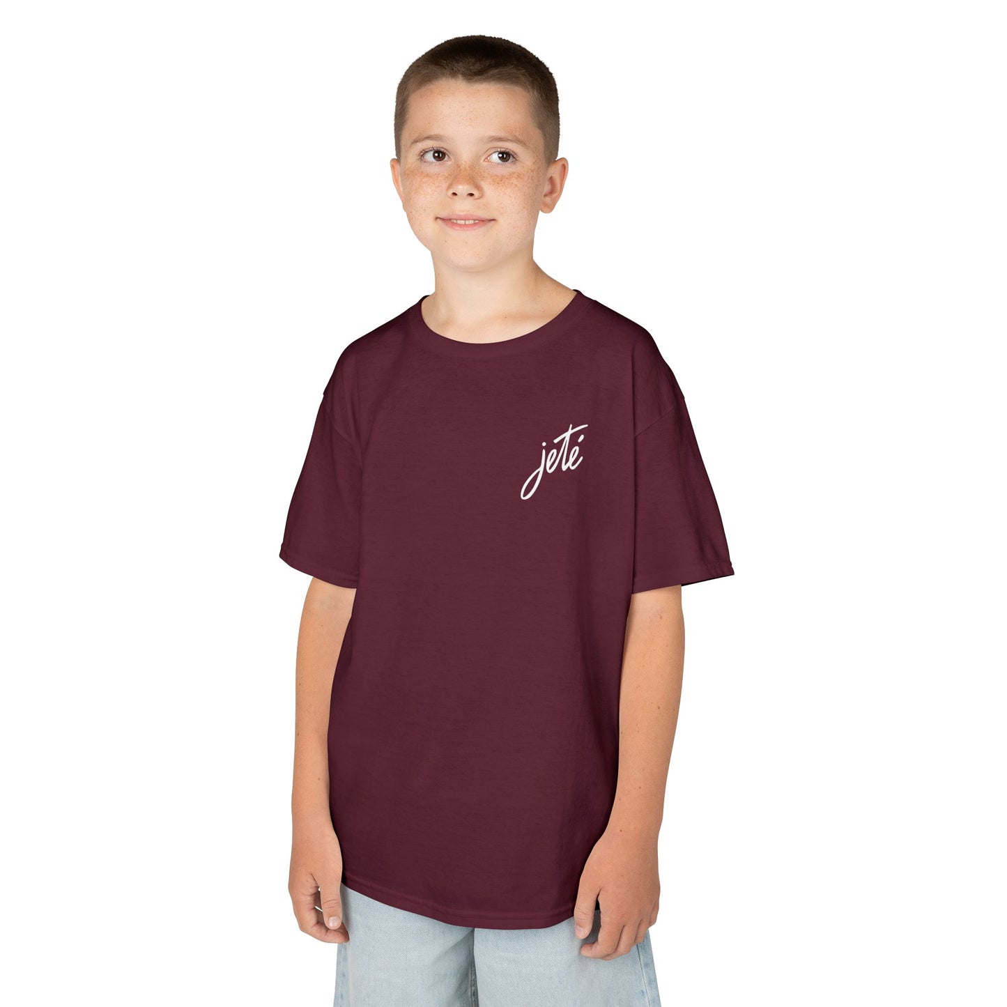 “Jeté” Official Logo | Ballet & Dance T-Shirt for Kids & Young Dance Enthusiasts - Youth Short Sleeve Tee