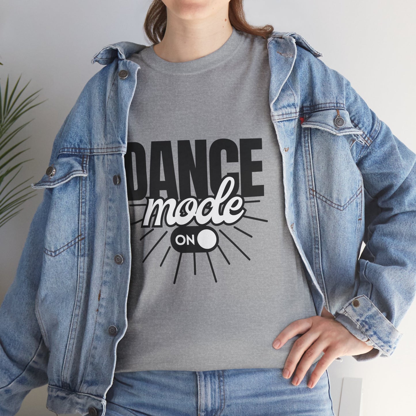 Dance Mode: On Unisex Heavy Cotton T-Shirt – Dance-Inspired Graphic Tee for Adults & Kids
