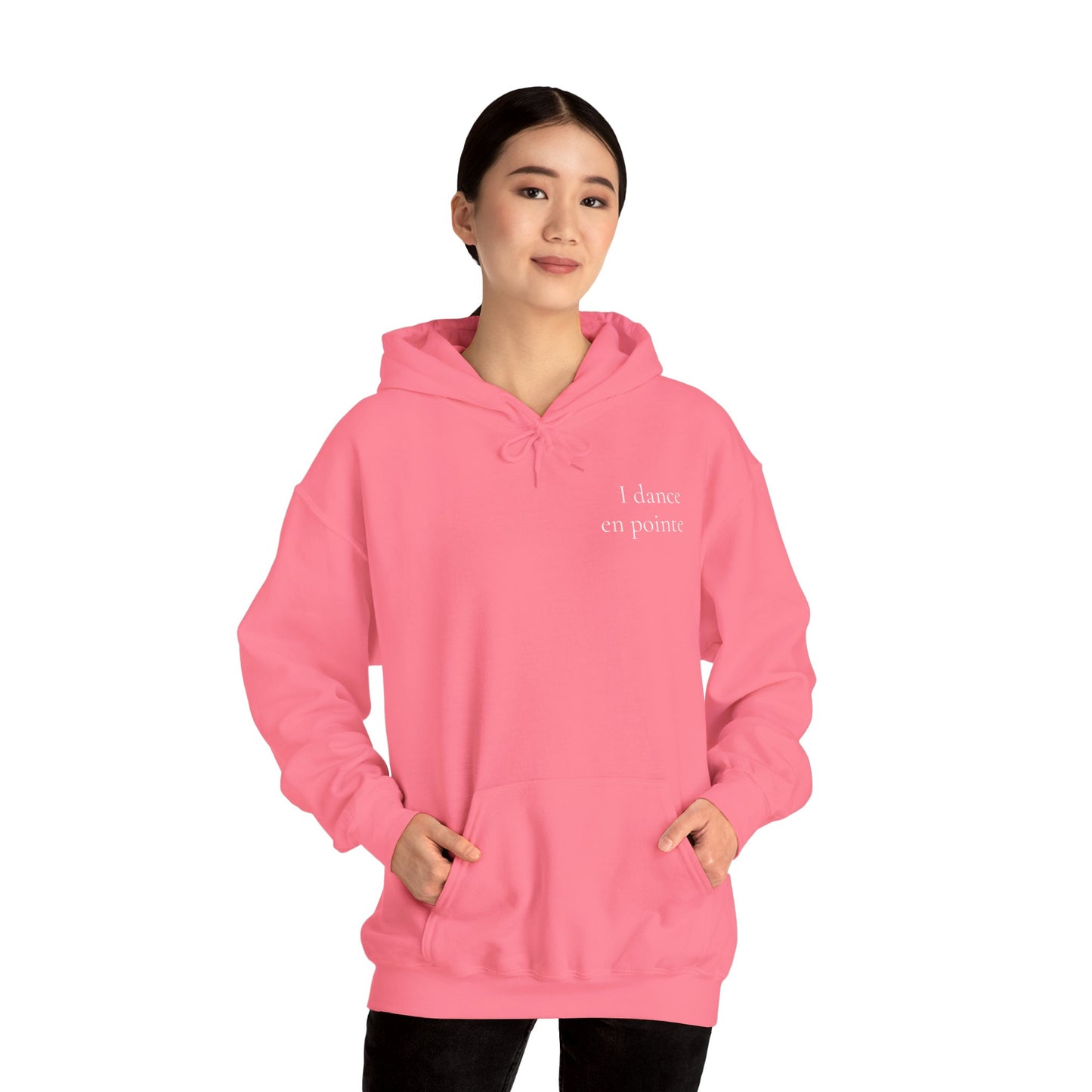 "I Dance En Pointe" Unisex Hoodie – Ballet-Themed Personalized Hoodie for Teens and Adults Featuring X-Ray Foot Design