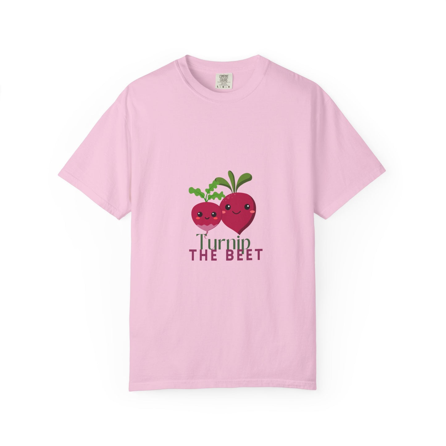 "Turnip the Beet" Unisex Garment-Dyed T-Shirt – Cute Veggie Dance Pun Graphic Tee – Funny Foodie Shirt for Dancers & Music Lovers