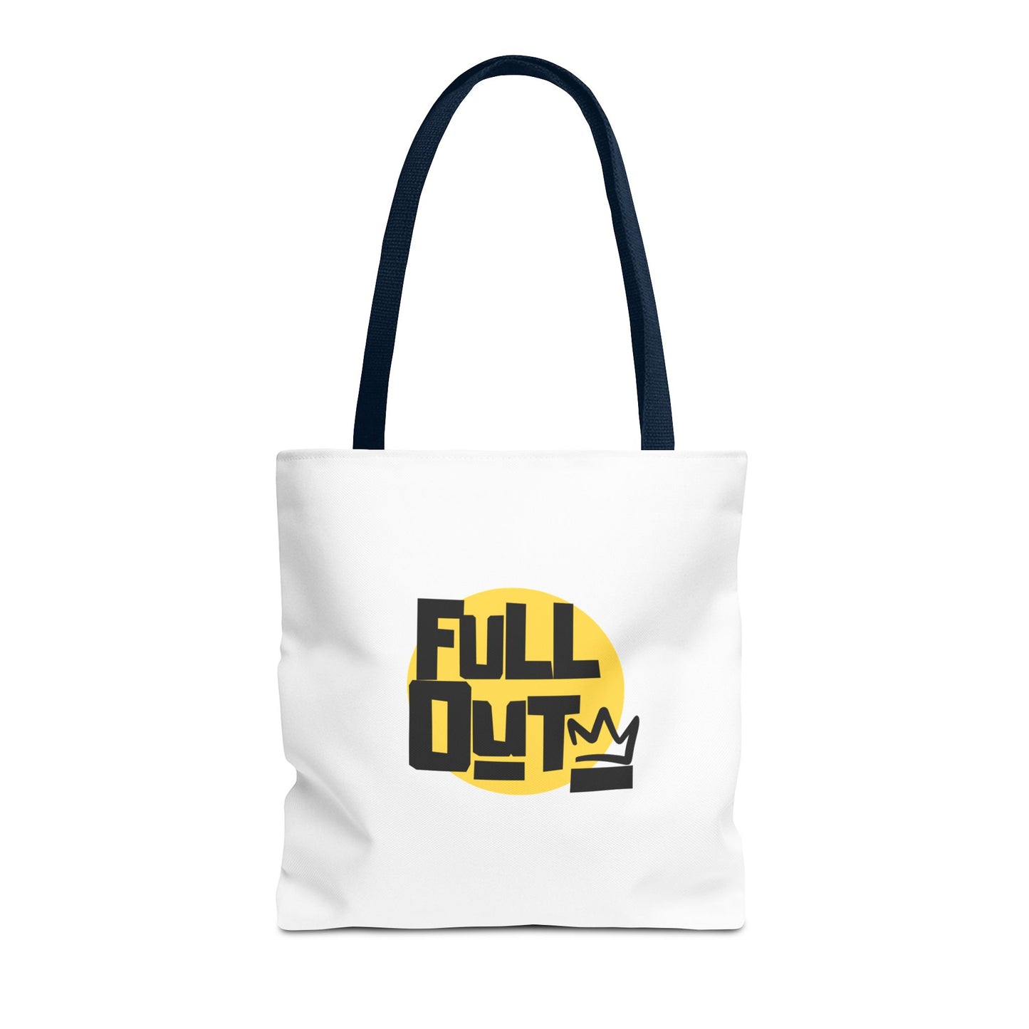 "Full Out" Dance Canvas Tote Bag – Streetwear-Inspired Graphic Dance Bag for Rehearsals, Classes & Everyday Use