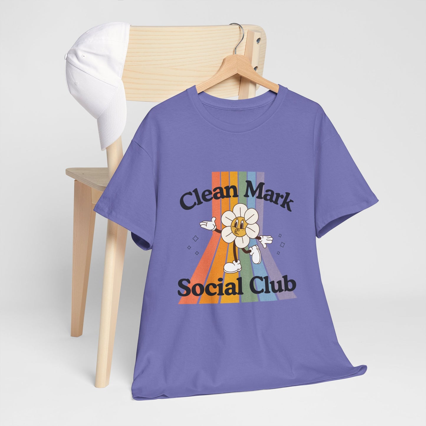 “Clean Mark Social Club” Unisex Heavy Cotton T-Shirt – Streetwear-Inspired Dance Graphic Tee for Adults & Kids