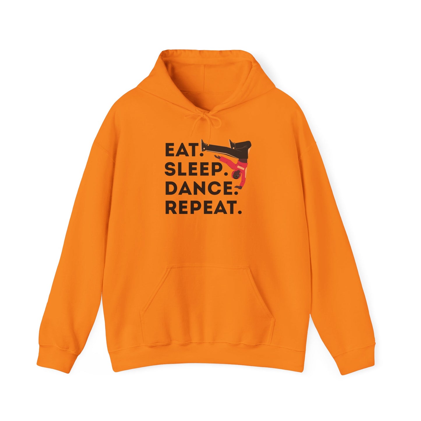 "Eat Sleep Dance Repeat" Unisex Dance Hoodie – Bold B-Boy Streetwear Sweatshirt