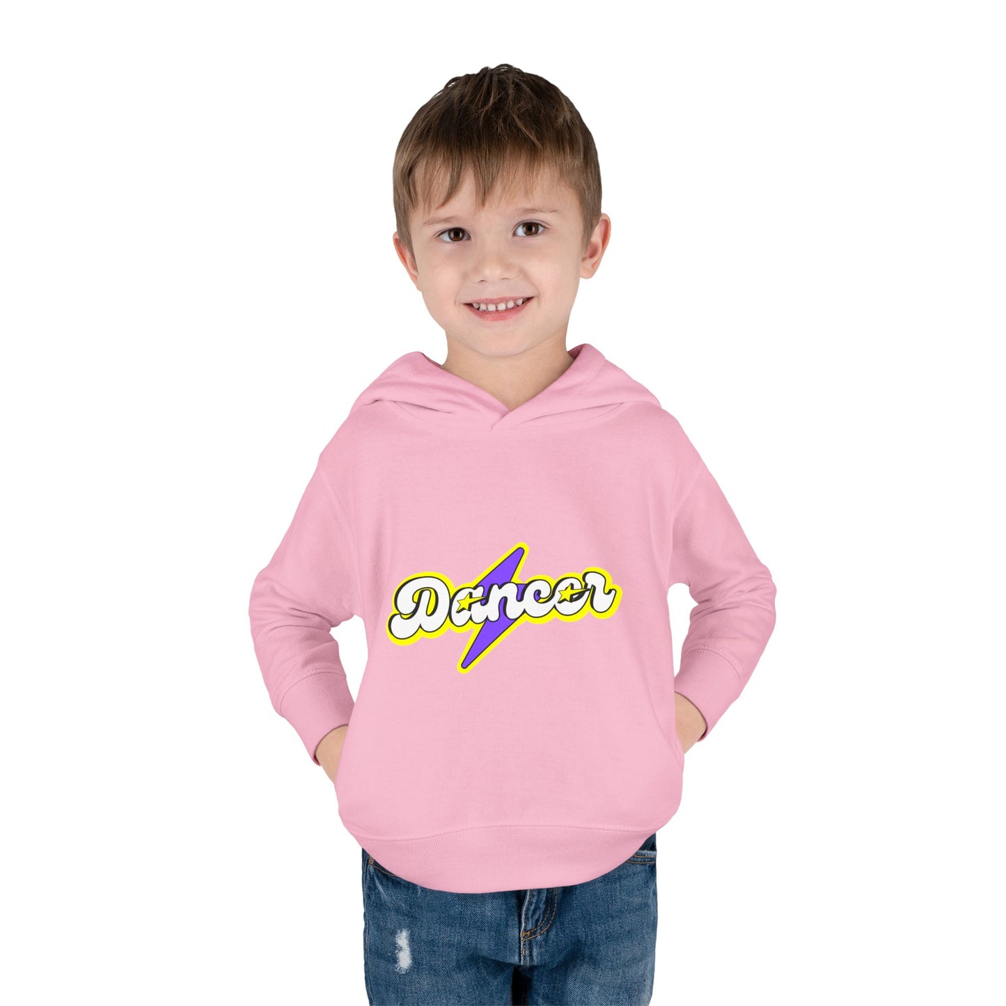 "Dancer" Superhero Toddler Pullover Fleece Hoodie – Cozy Dance-Themed Sweatshirt for Kids