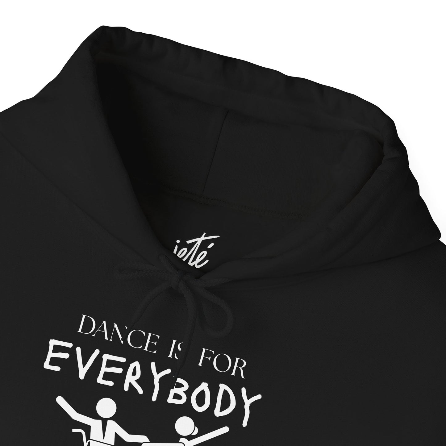 "Dance Is for Everybody" Unisex Hoodie – Inclusive Dance-Themed Hoodie for Teens and Adults with Personalization Option on Sleeve