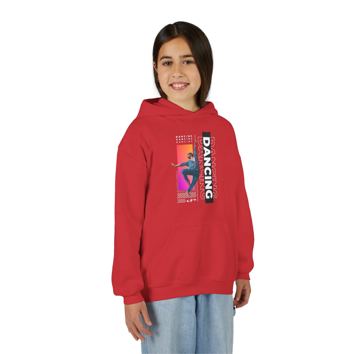“Dancing” Male Dancer Streetwear Graphic | Unisex Youth Hoodie – Dance Hoodie for Kids & Young Performers