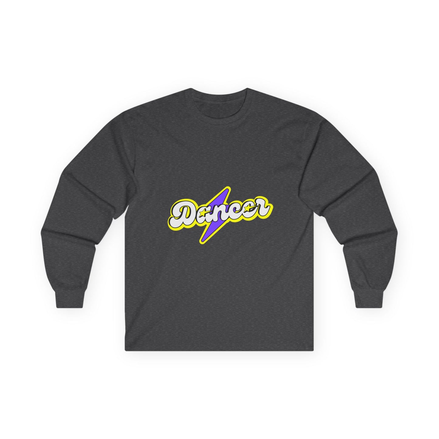 "Dancer" Unisex Long Sleeve Tee – Superhero-Inspired Graphic Dance Shirt for Performers, Instructors & Studio Heroes