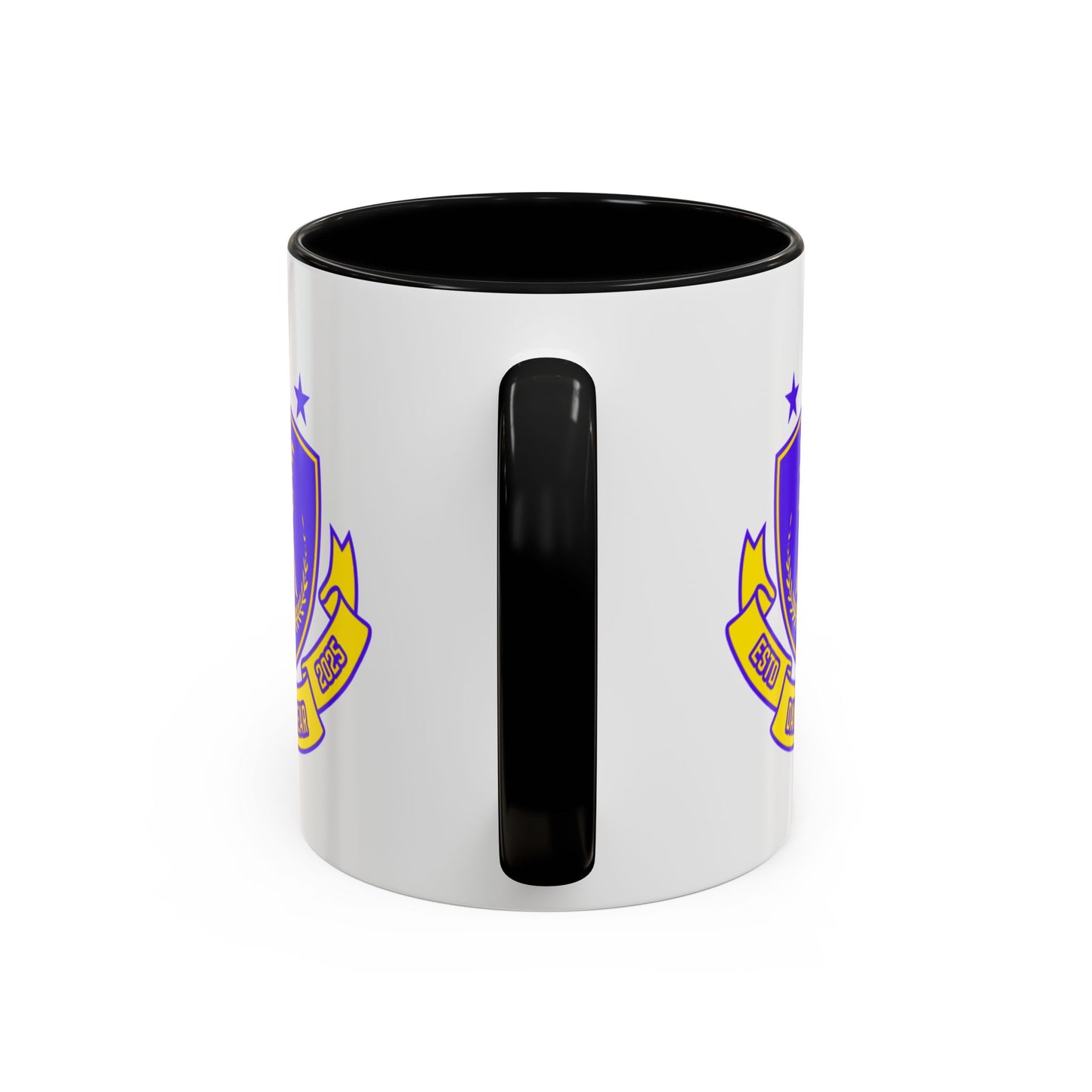 "Jeté Dance Gear Estd 2025" Accent Coffee Mug – Collegiate Style Ceramic Mug for Dancers and Studio Pride