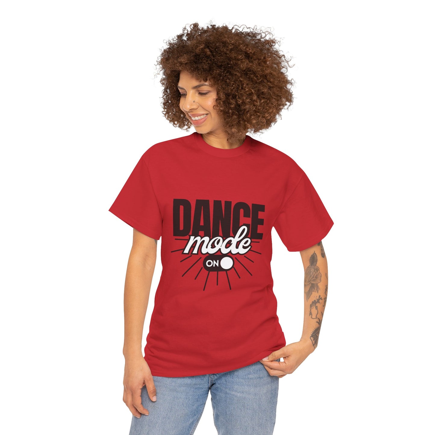 Dance Mode: On Unisex Heavy Cotton T-Shirt – Dance-Inspired Graphic Tee for Adults & Kids