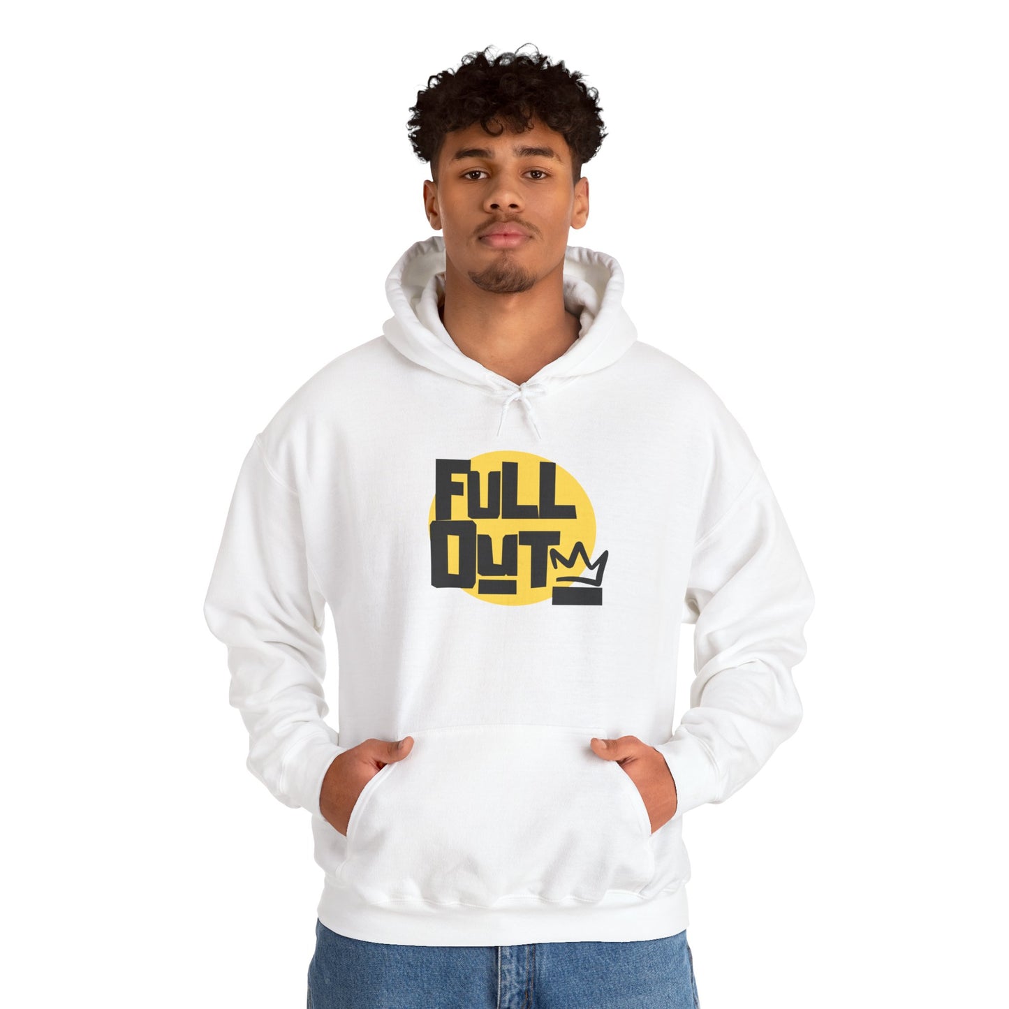 "Full Out" Dance Hoodie – Bold Streetwear-Inspired Unisex Hooded Sweatshirt for Dancers