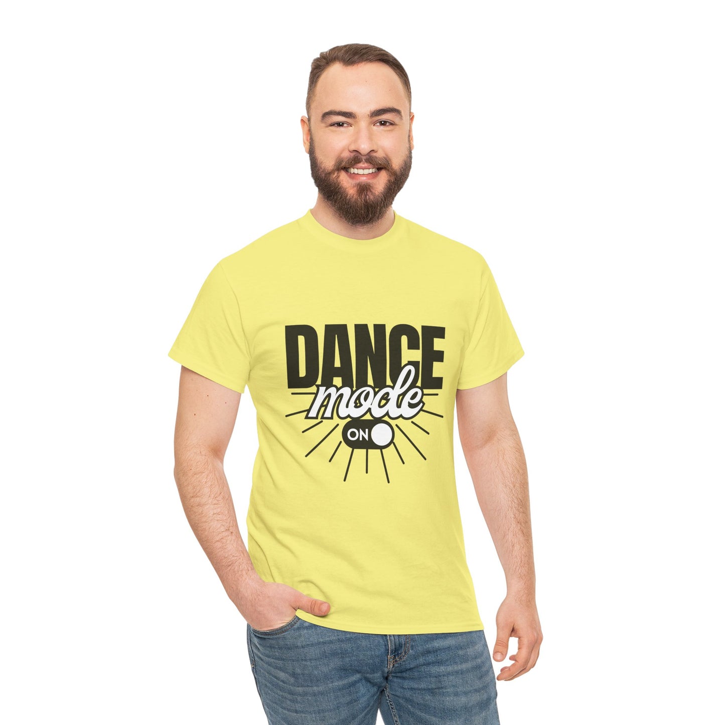 Dance Mode: On Unisex Heavy Cotton T-Shirt – Dance-Inspired Graphic Tee for Adults & Kids