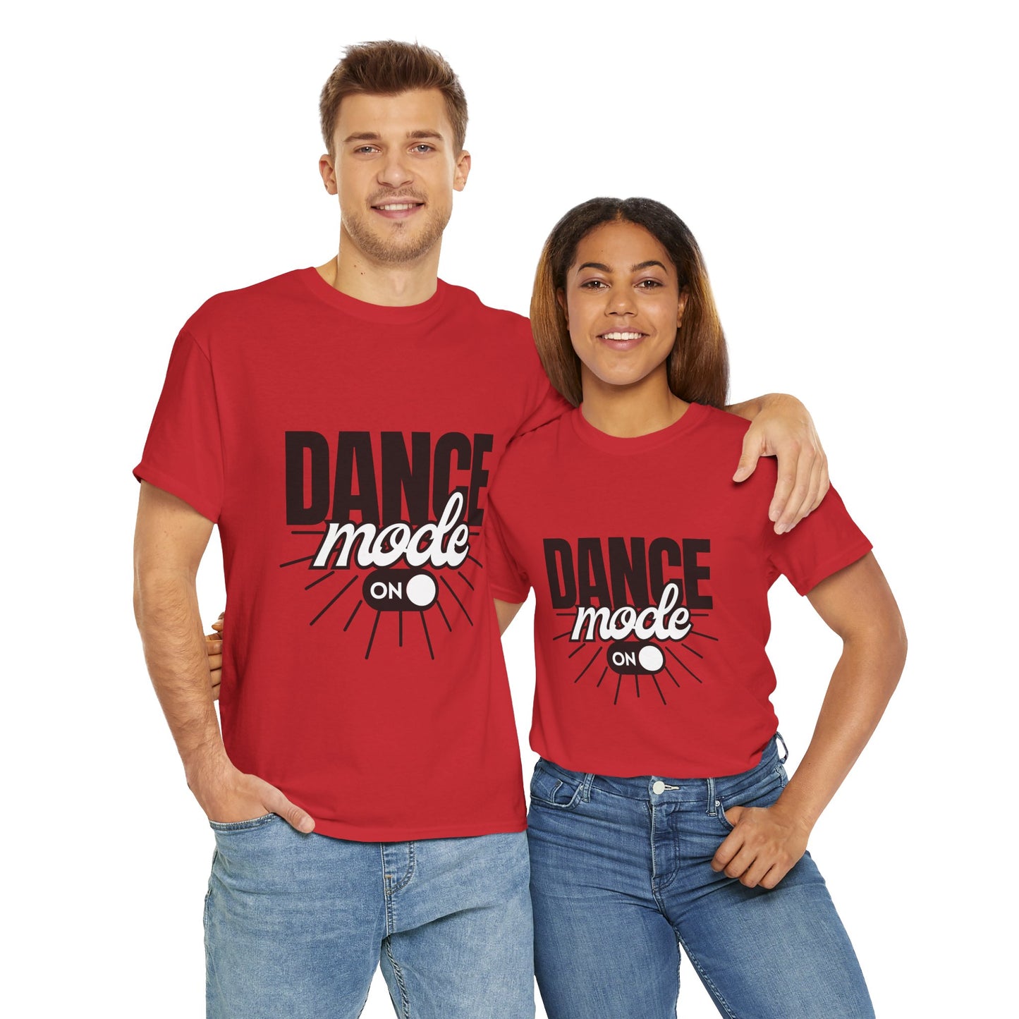 Dance Mode: On Unisex Heavy Cotton T-Shirt – Dance-Inspired Graphic Tee for Adults & Kids