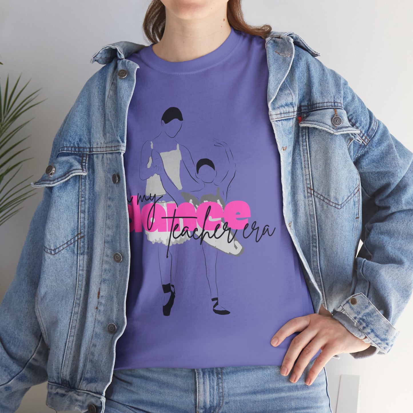 "In My Dance Teacher Era" Ballet Graphic Unisex Heavy Cotton Tee – Ballet Instructor Gift Shirt
