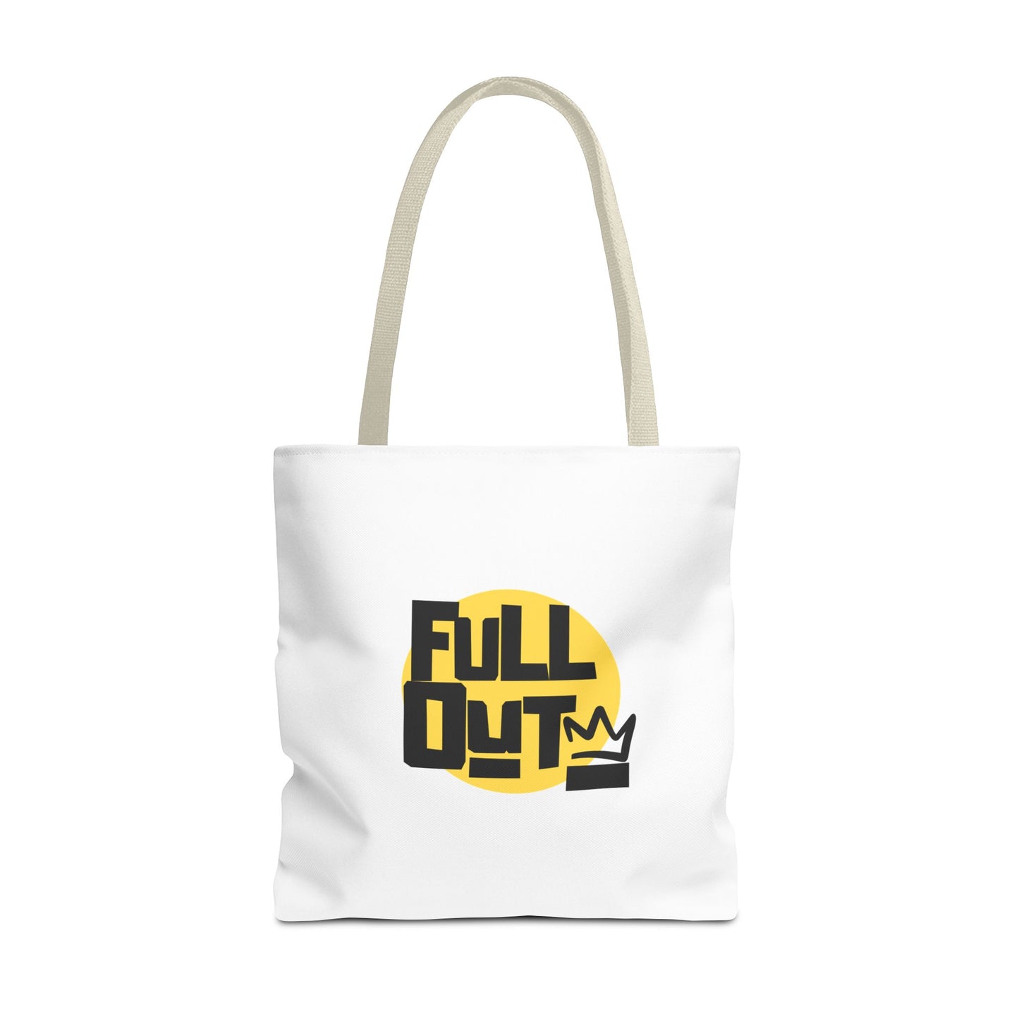 "Full Out" Dance Canvas Tote Bag – Streetwear-Inspired Graphic Dance Bag for Rehearsals, Classes & Everyday Use