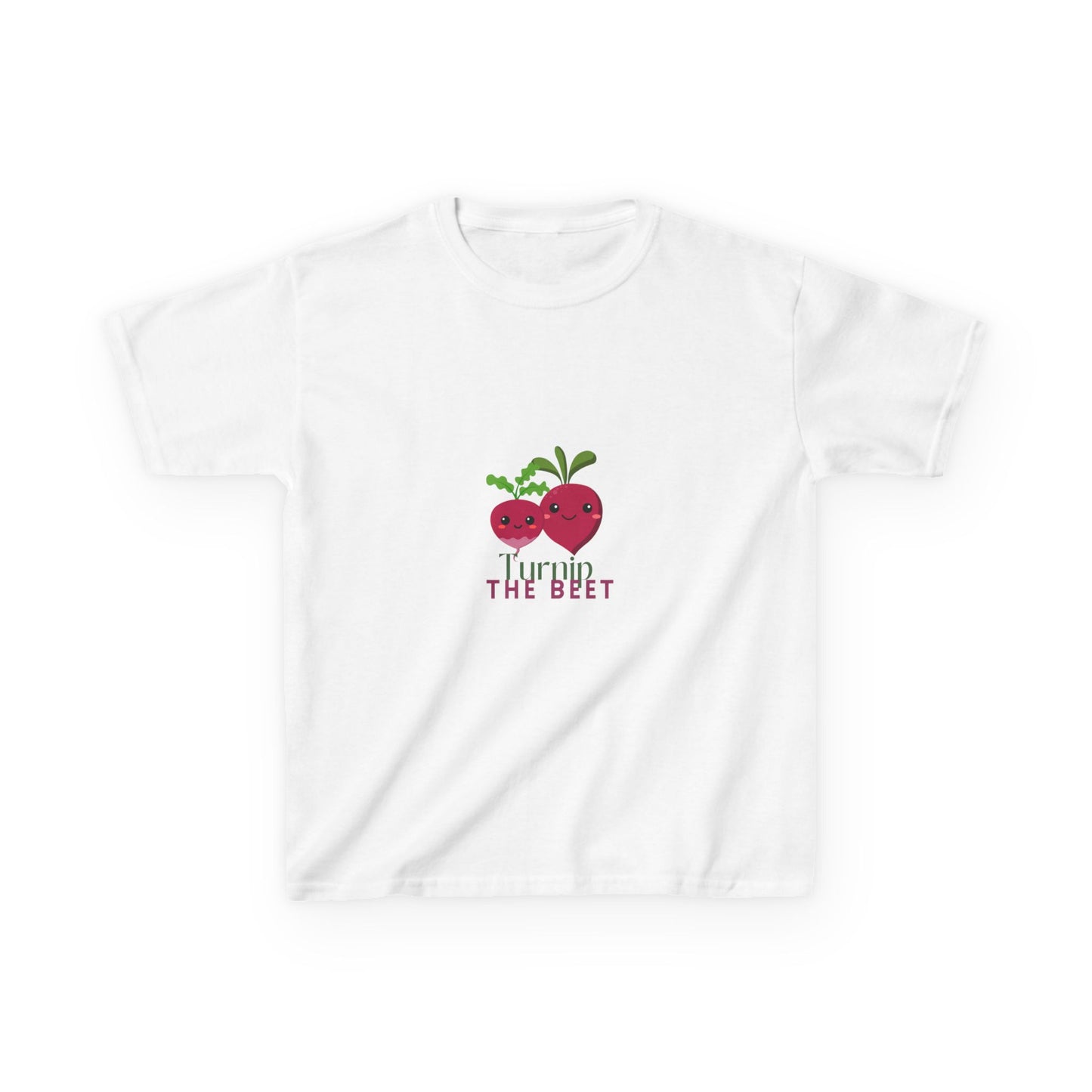 "Turnip the Beet" Youth Short Sleeve Tee – Cute Veggie Graphic Dance Pun Shirt for Kids