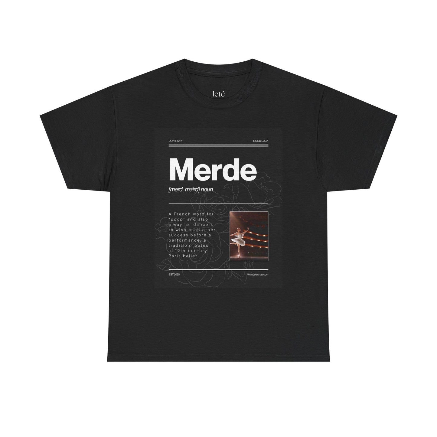 “Merde” Definition Tee – Unisex Heavy Cotton T-Shirt for Teens & Adults