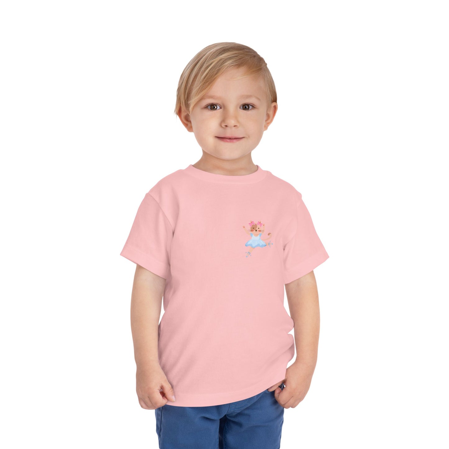 “Every Meow & Then I Dance” Adorable Dancing Cat Graphic | Cute Cat Dance T-Shirt for Toddlers & Little Ballet Lovers - Toddler Short Sleeve Tee