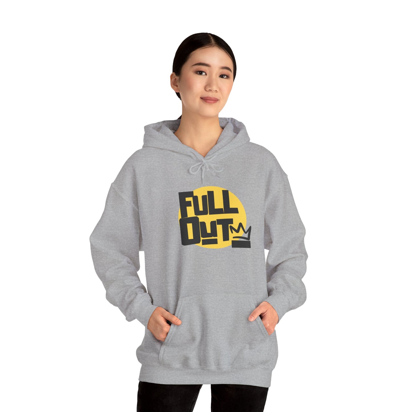 "Full Out" Dance Hoodie – Bold Streetwear-Inspired Unisex Hooded Sweatshirt for Dancers