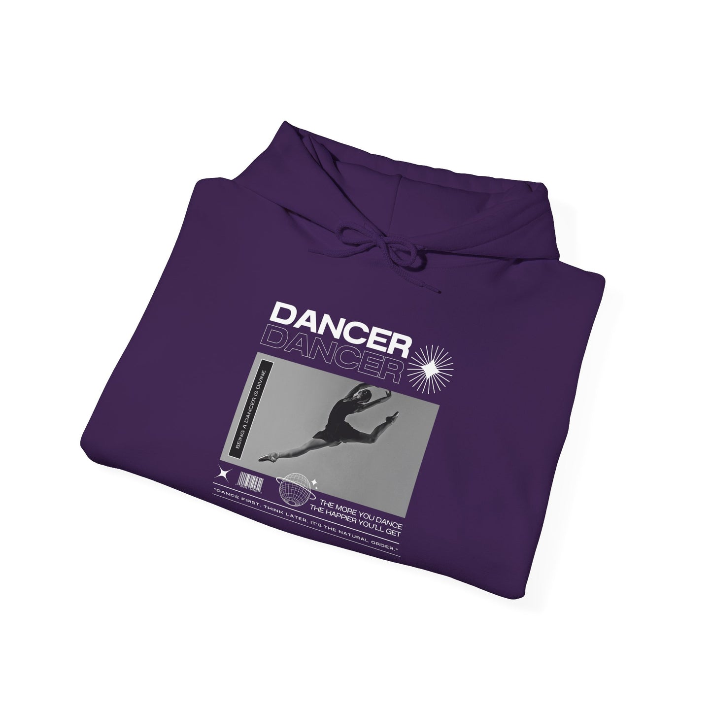 Dancer Streetwear Hoodie – Unisex Heavy Blend™ Hooded Sweatshirt with Inspiring Dance Mottos