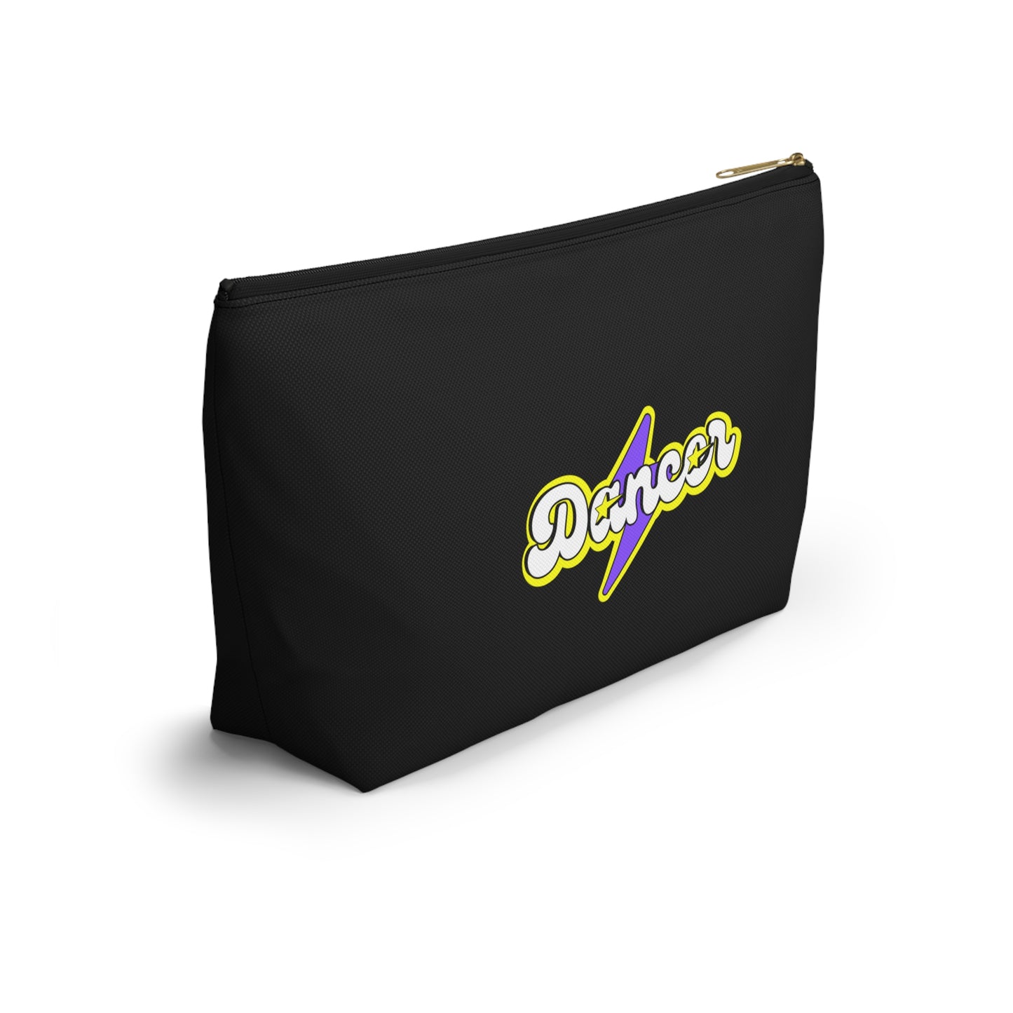 "Dancer" Makeup Bag – Superhero-Inspired Dance Graphic – Bold Dance-Themed Zipper Pouch for Cosmetics, Accessories & Everyday Essentials
