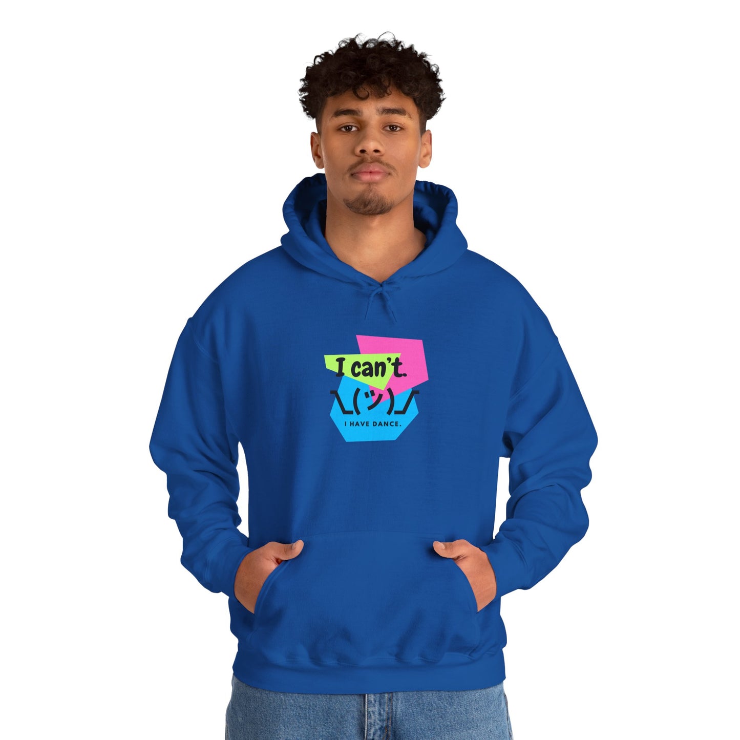 "I Can’t. I Have Dance." Unisex Hooded Sweatshirt – Retro 80s Emoji Graphic Hoodie for Dancers | Jeté Dance-Inspired Loungewear