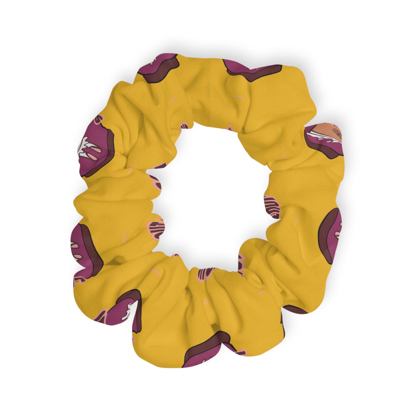 “Life Without Dance Is Pointeless” Scrunchie – Funny Ballet Pun Hair Accessory with Cute Dancing Capybara Graphic