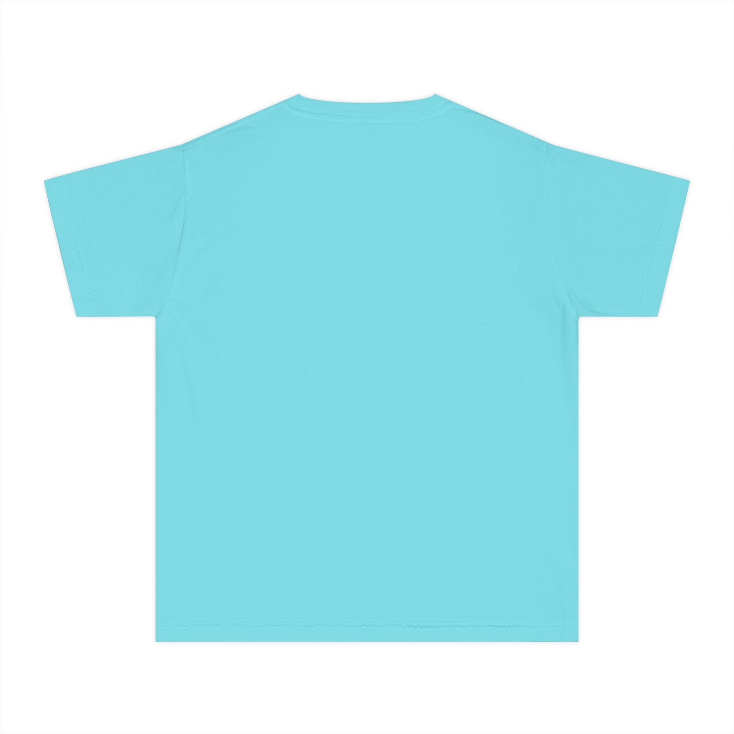 “Dance Mode On" Comfort Colors Youth Midweight T-Shirt – Pastel Stars & Smiley Face Dance Graphic Tee for Kids