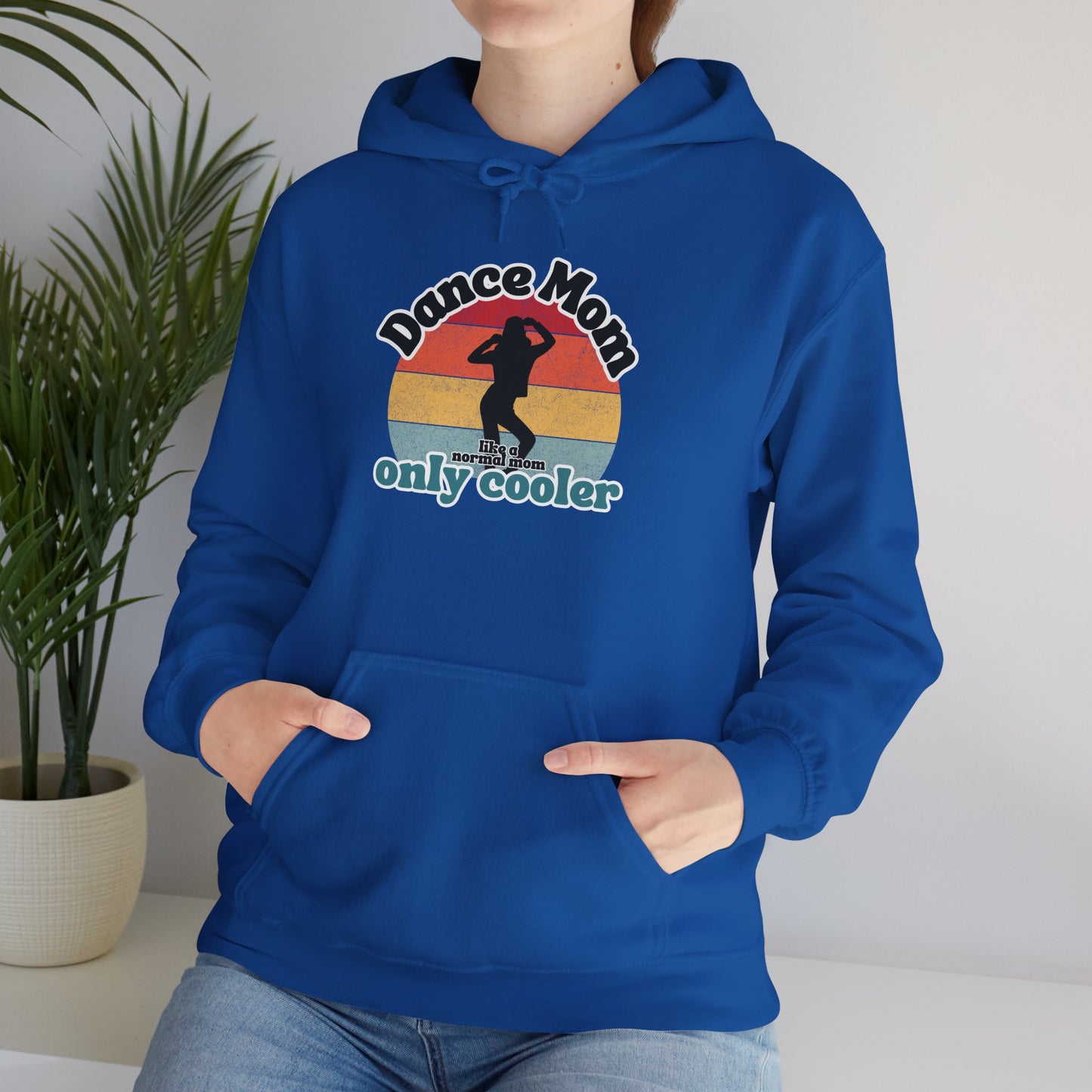 Dance Mom Hoodie – Retro Graphic Unisex Heavy Blend™ Sweatshirt for Proud Dance Moms – Fun Gift for Dance Recitals & Holidays