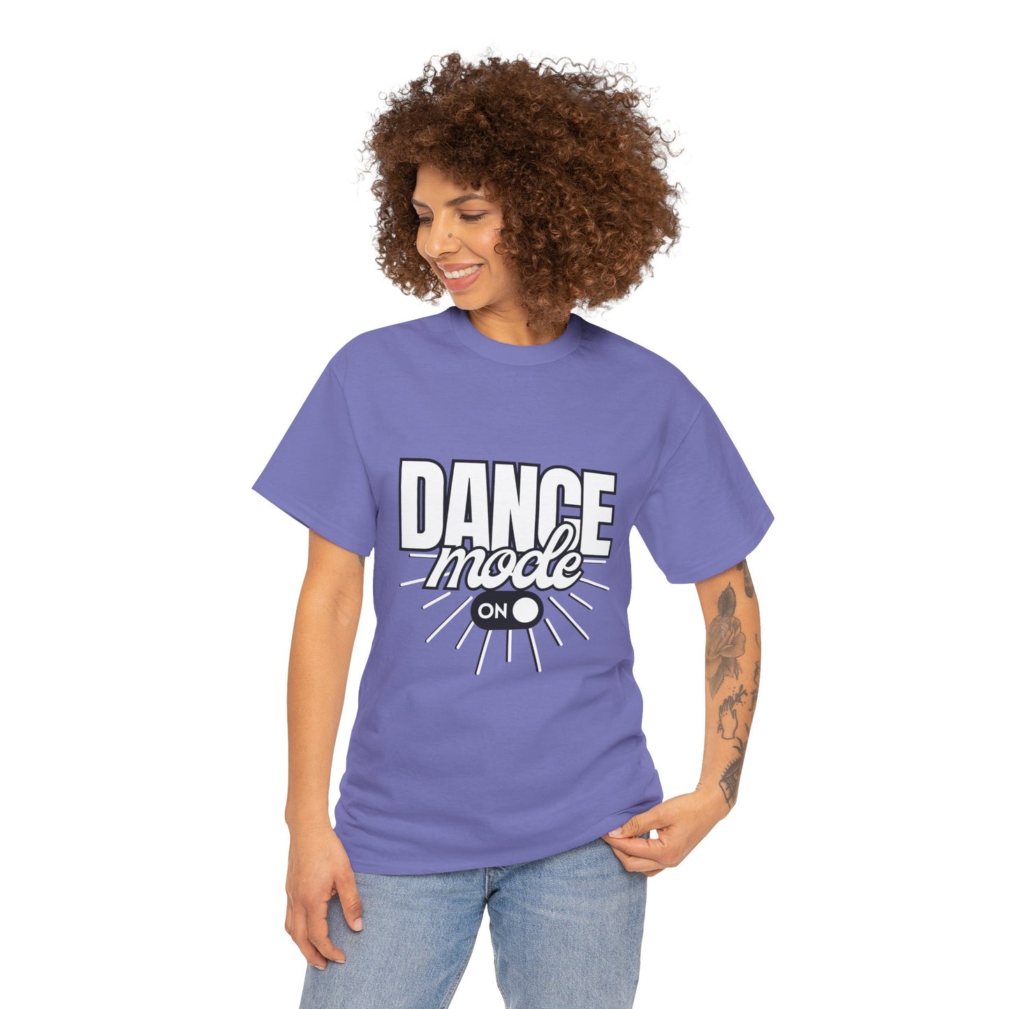 Dance Mode: On Unisex Heavy Cotton T-Shirt – Dance-Inspired Graphic Tee for Adults & Kids