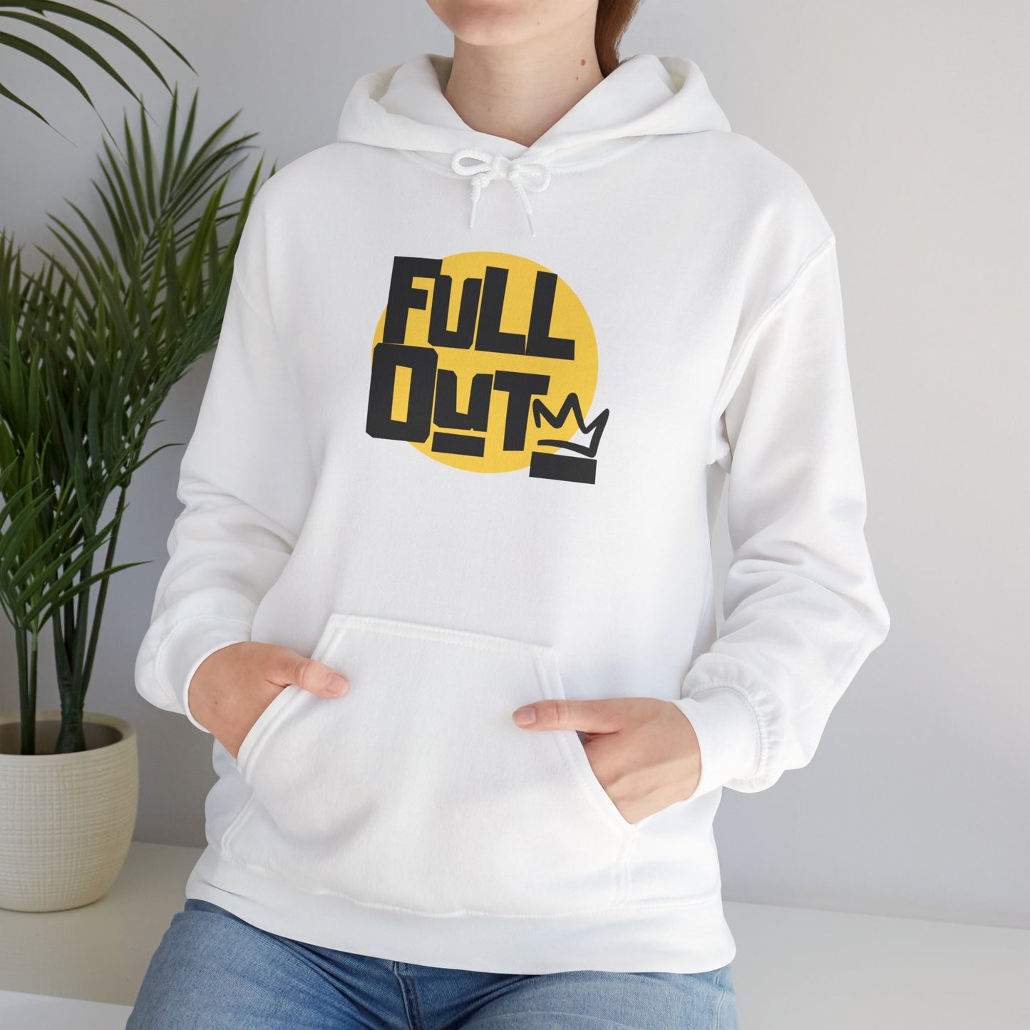 "Full Out" Dance Hoodie – Bold Streetwear-Inspired Unisex Hooded Sweatshirt for Dancers