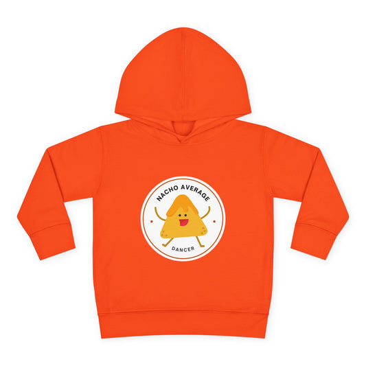 "Nacho Average Dancer" Pullover Fleece Sweatshirt with Cute Nacho Graphic | Funny Dance Gift for Kids - Toddler Dance Hoodie