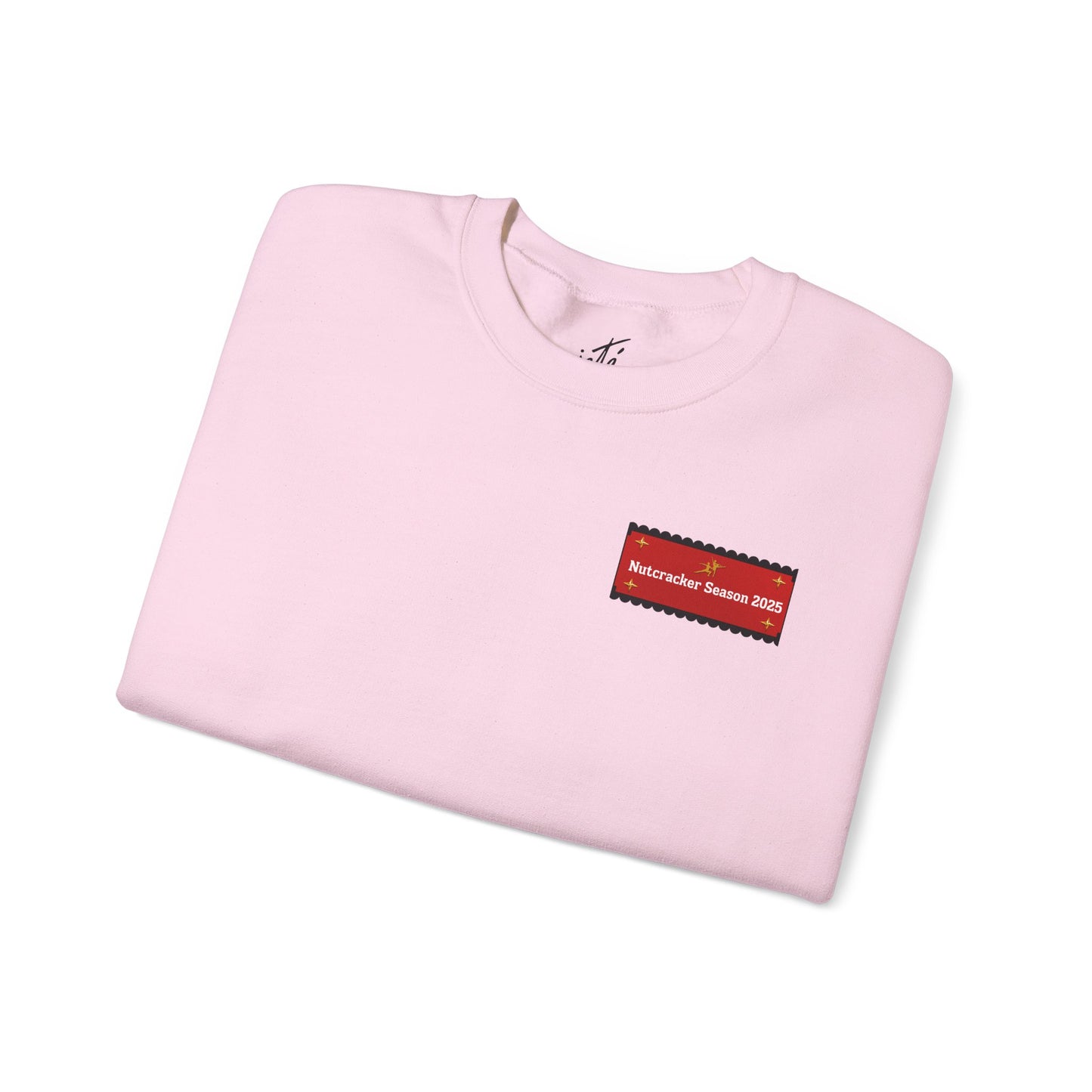 “Let’s Get to Cracking” Back Print ADULT Sweatshirt + Nutcracker 2025 Front – Unisex Heavy Blend Crewneck | Ballet Holiday Dance Sweatshirt