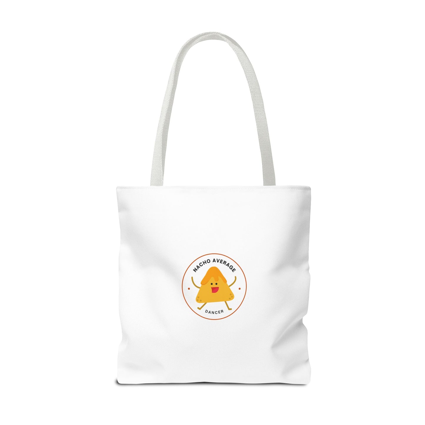 "Nacho Average Dancer" Canvas Tote Bag – Funny Kawaii Dance Tote with Nacho Graphic for Dancers & Dance Moms