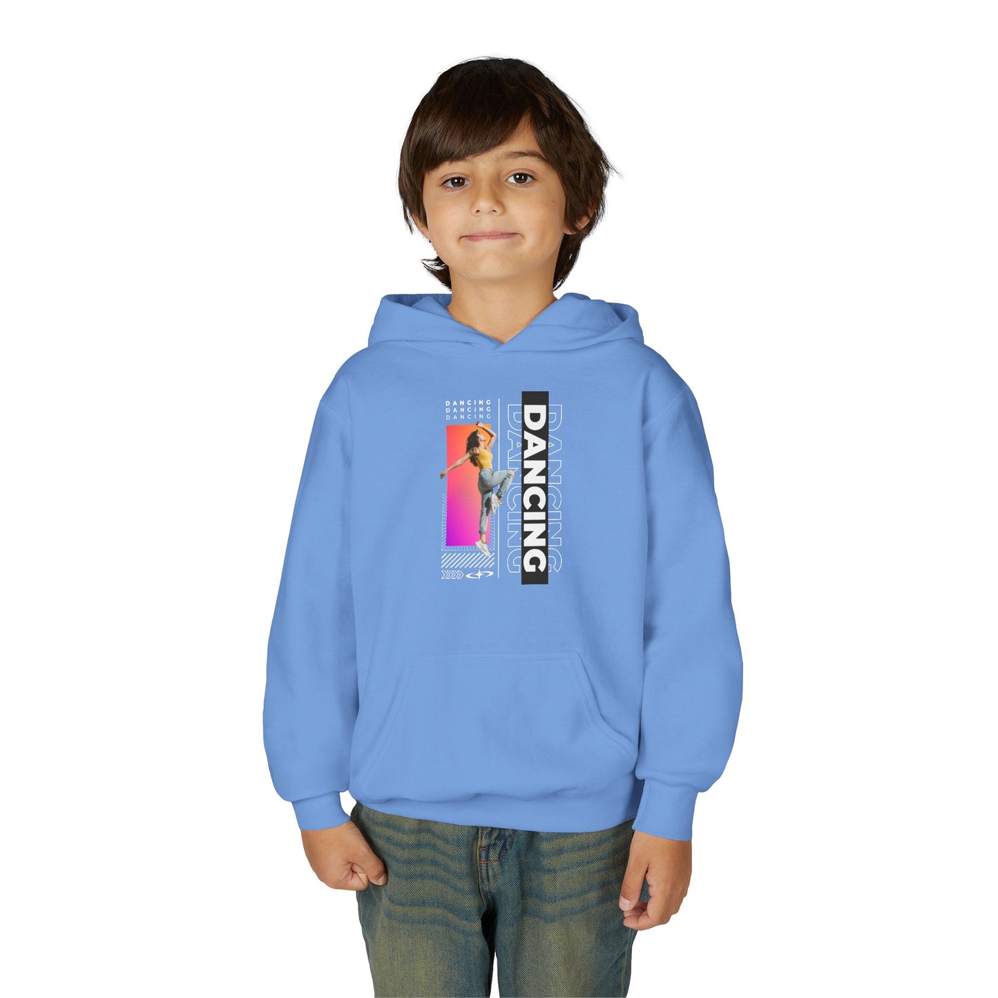 “Dancing” Female Dancer Streetwear Graphic | Unisex Youth Hoodie – Dance Hoodie for Kids & Young Performers