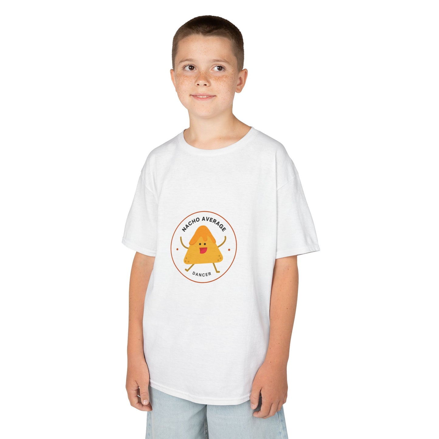 "Nacho Average Dancer" Youth Dance T-Shirt – Cute Nacho Graphic Tee for Kids Who Love to Dance