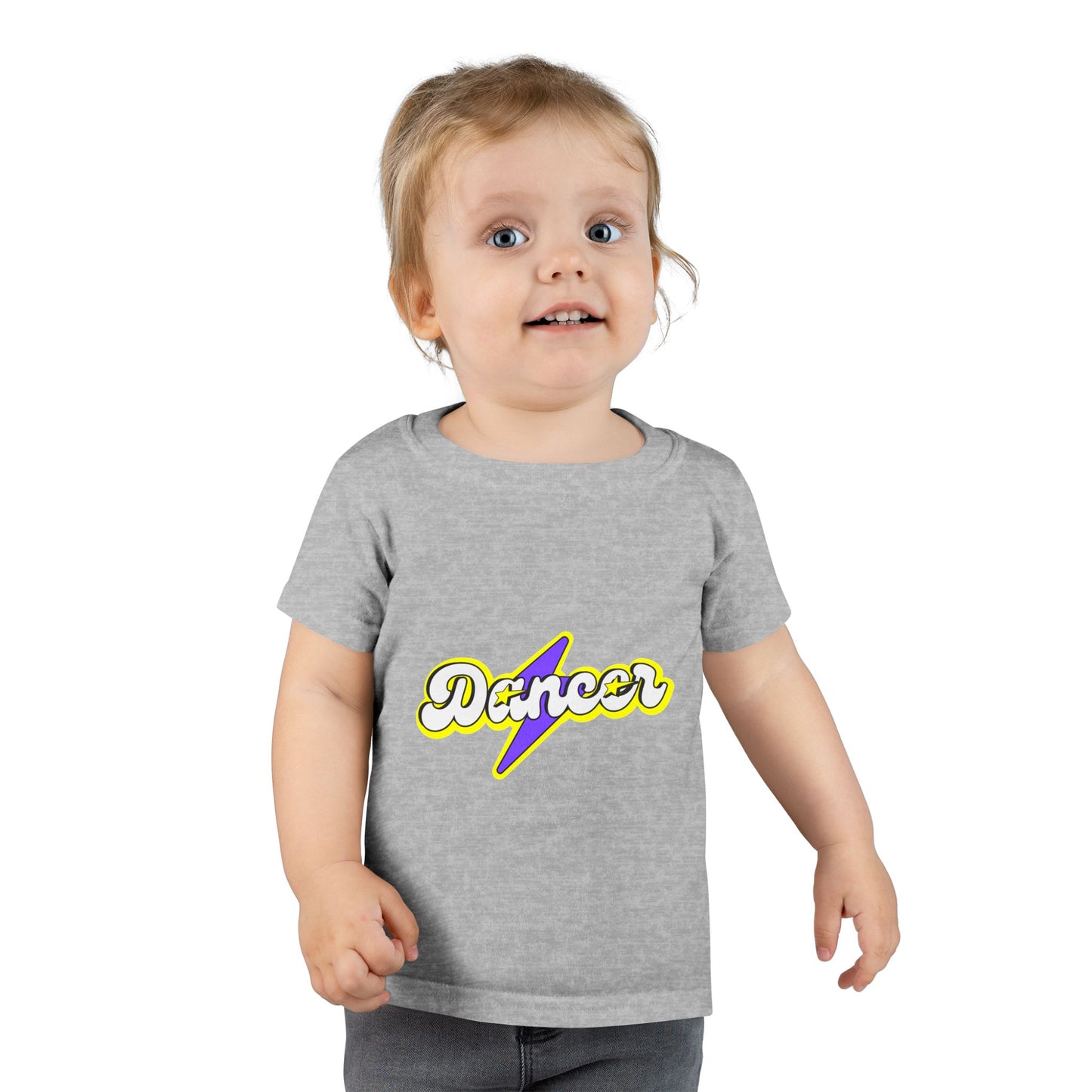 "Dancer" Toddler Dance T-Shirt – Bold Superhero-Inspired Short Sleeve Tee for Kids