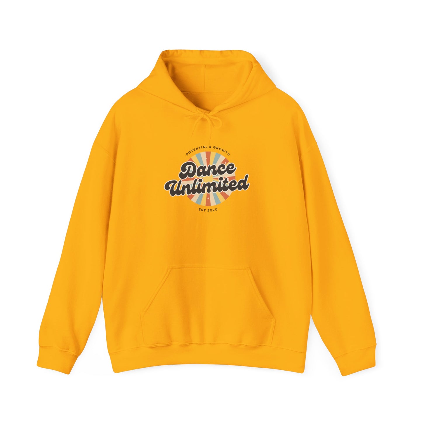 "Dance Unlimited – Potential & Growth" Retro Unisex Hoodie Dance-Inspired Sweatshirt