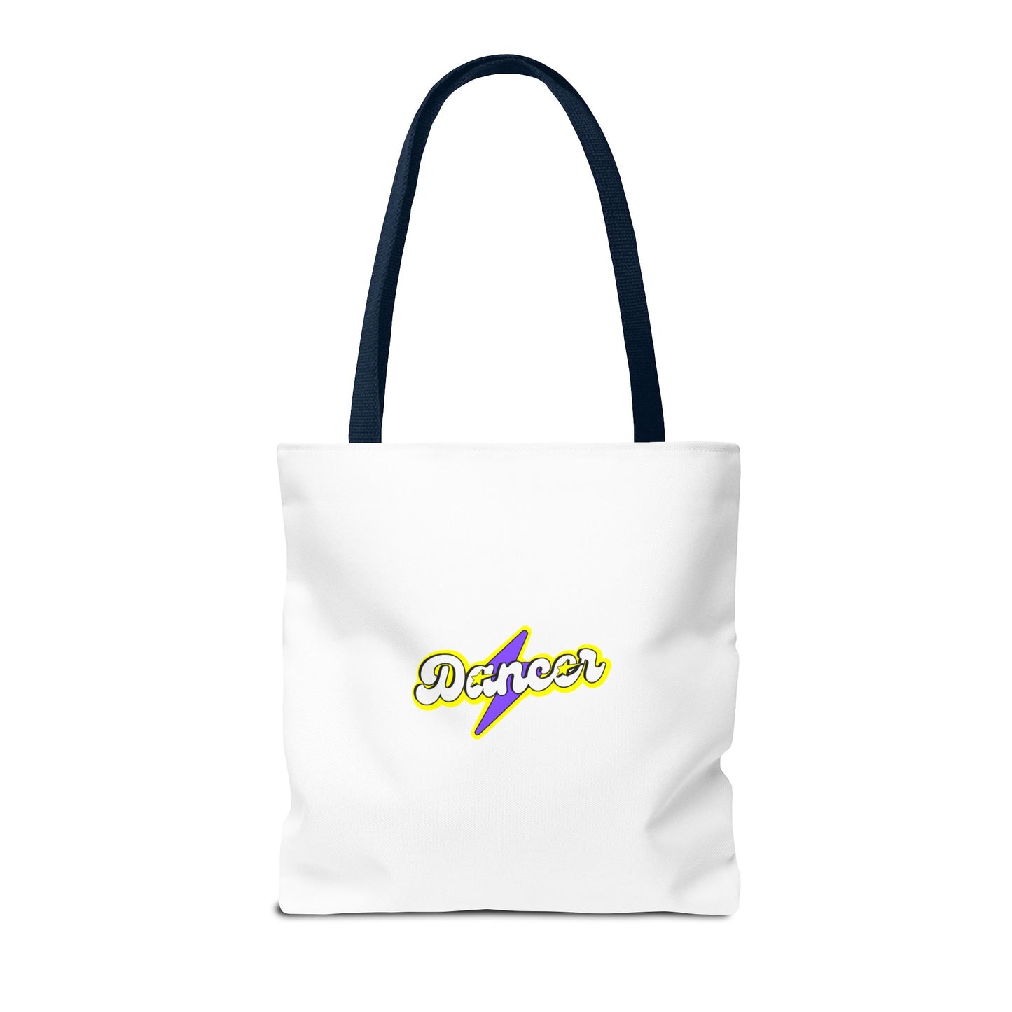 “Dancer” Superhero Graphic Canvas Tote Bag – Bold Dance Tote for Classes, Rehearsals & Everyday Use